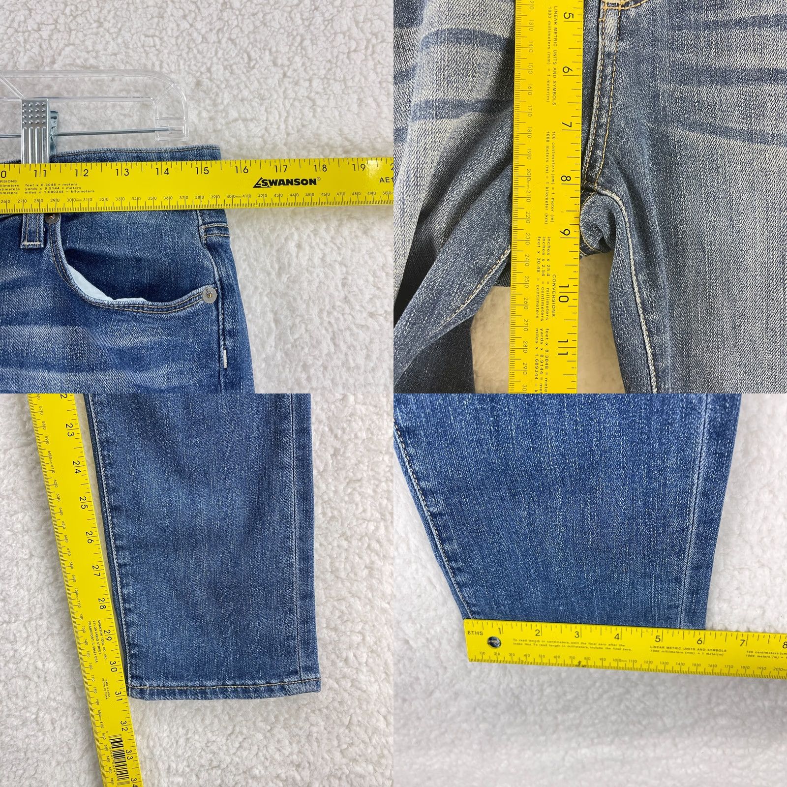 Paige Paige Jimmy Denim Skinny Jeans Womens Size 26 Blue Mid-Rise Stretch Jeans Size 26" / US 2 / IT 38 - 8 Thumbnail