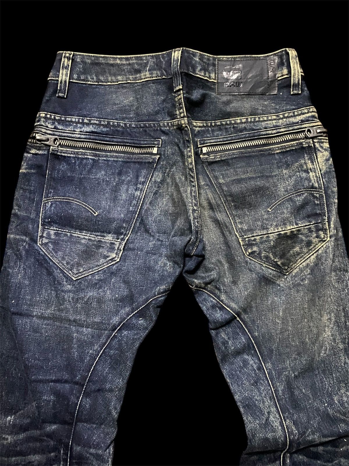 G-Star G-Star Raw 3D Curve Leg Tapered Denim Size US 30 / EU 46 - 3 Thumbnail