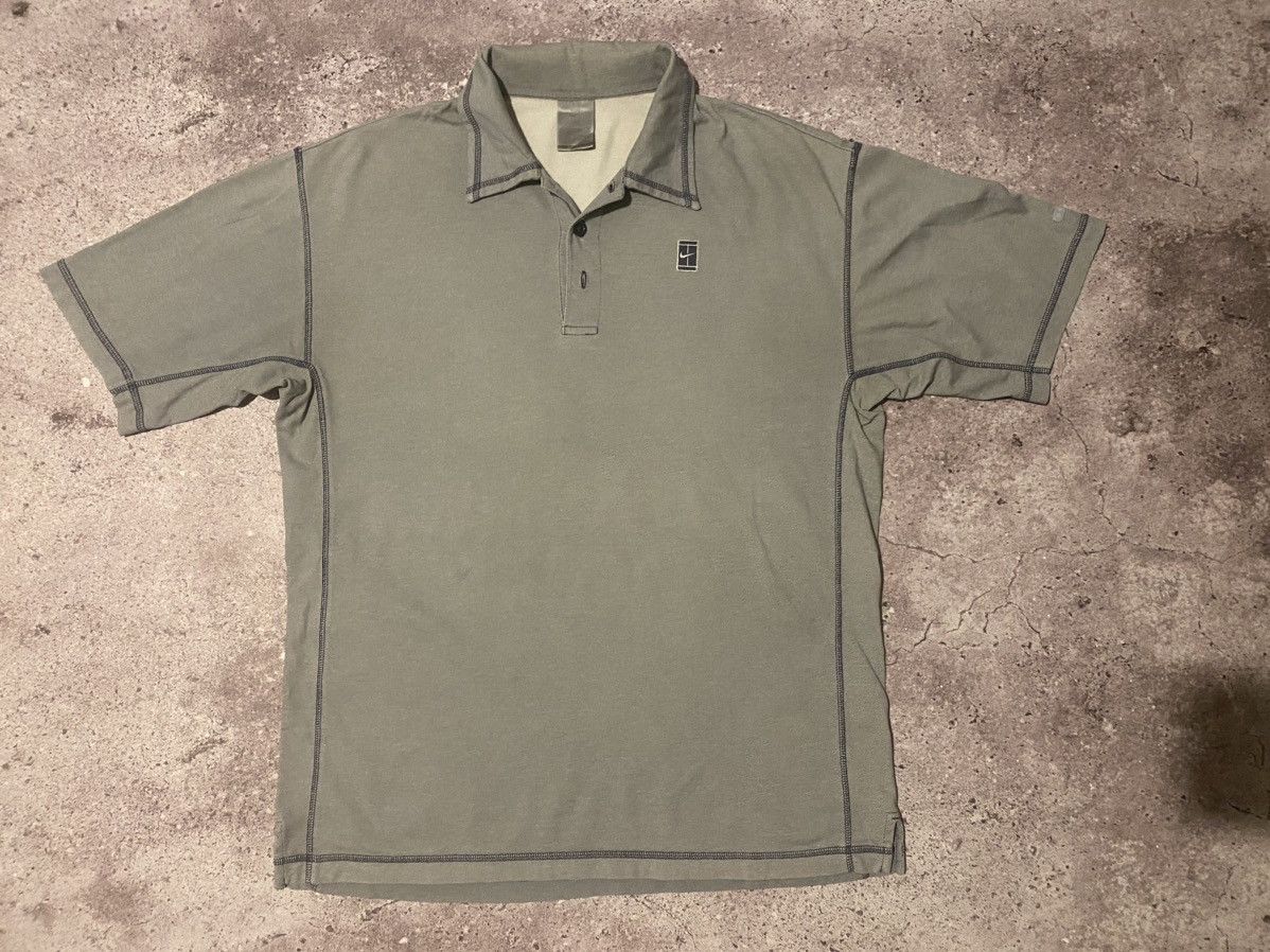 Nike × Vintage Nike vintage tennis swoosh dri-fit polo shirt Size US M / EU 48-50 / 2 - 1 Thumbnail