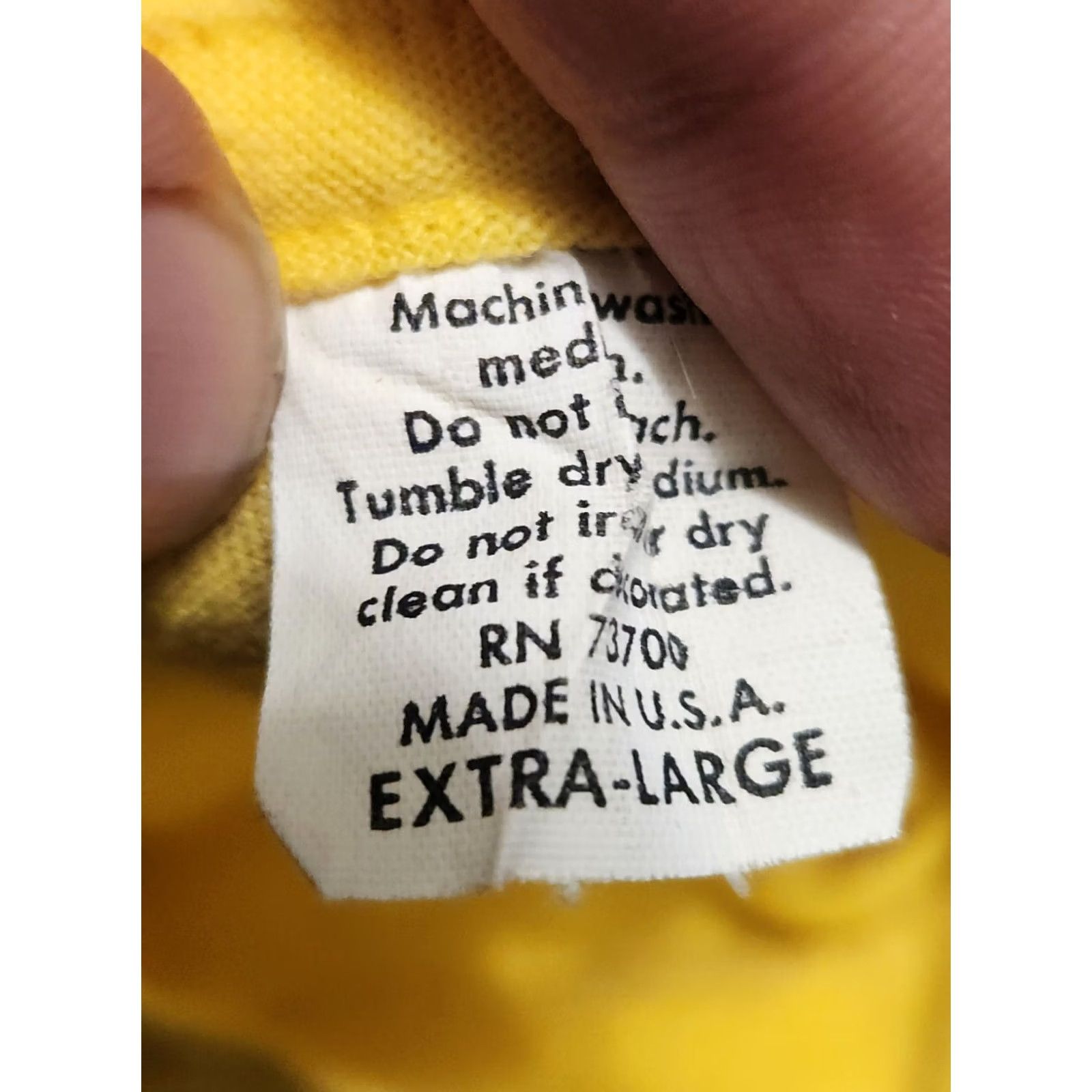 Camel VINTAGE Camel Joe Camel T Shirt XL Mens 80s 1989 Pocket Tee Yellow Short Sleeve Crew Neck Graphic Print Size US XL / EU 56 / 4 - 4 Thumbnail