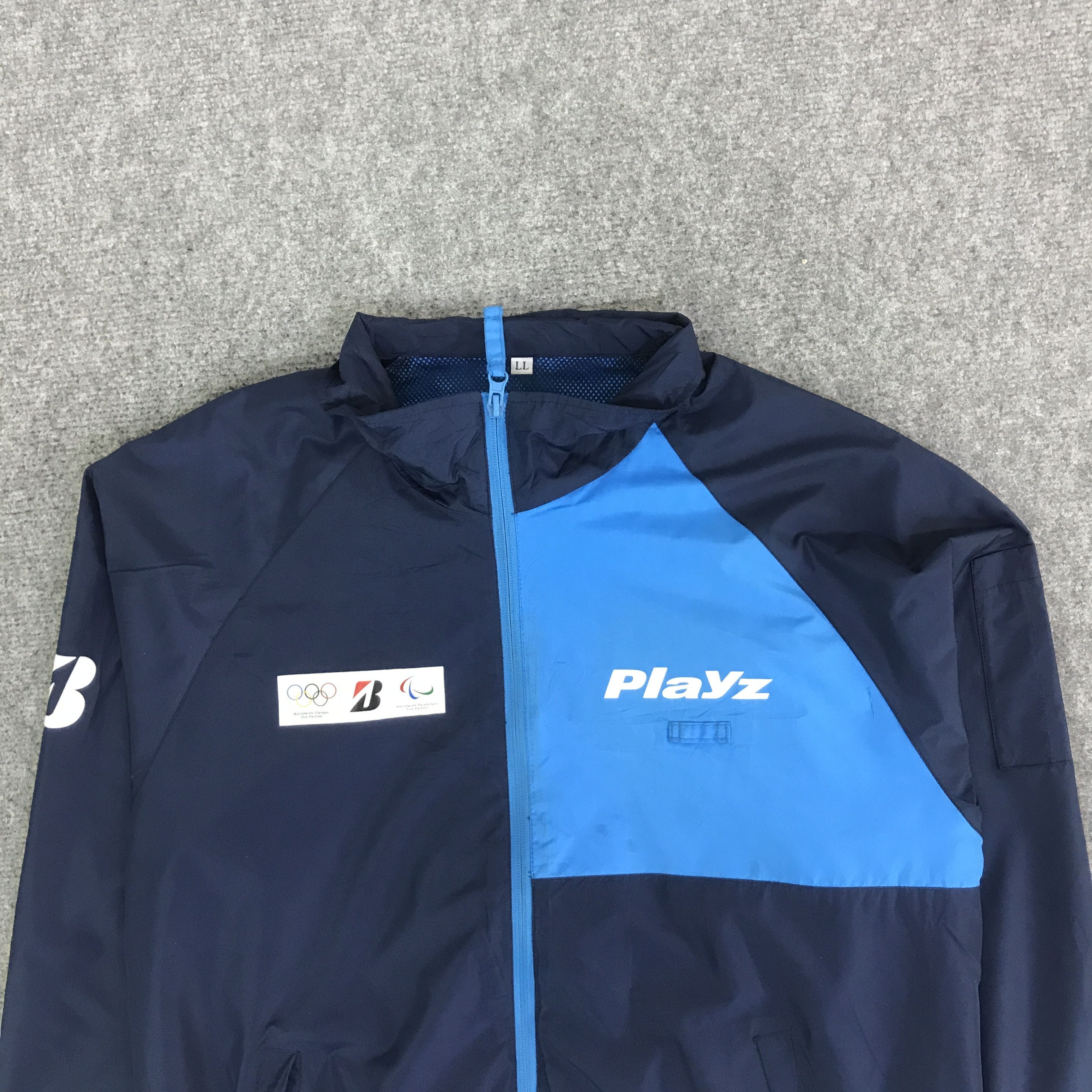 Japanese Brand PLAYZ OLYIMPICS X BRIDGESTONE RACING JACKET K121B11 Size US L / EU 52-54 / 3 - 3 Thumbnail