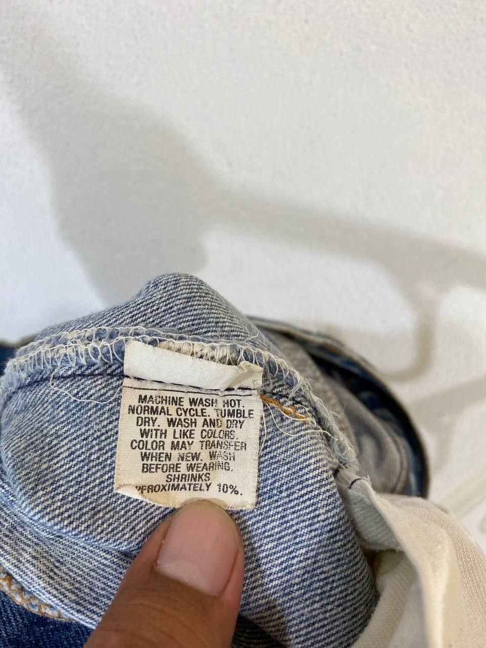 Levi's vintage levis 501 nice faded design denim Size US 29 - 10 Thumbnail