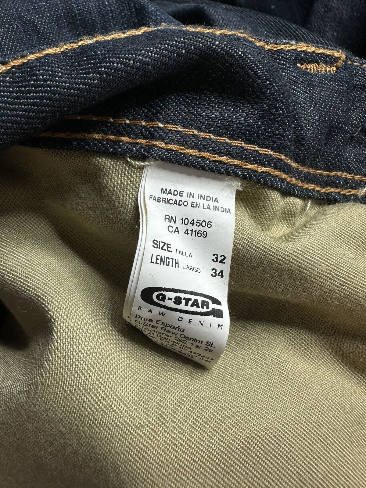 G-Star G Star Raw Denim Jeans Streetwear Rare y2k Japan Avant Garde Size US 32 / EU 48 - 5 Thumbnail