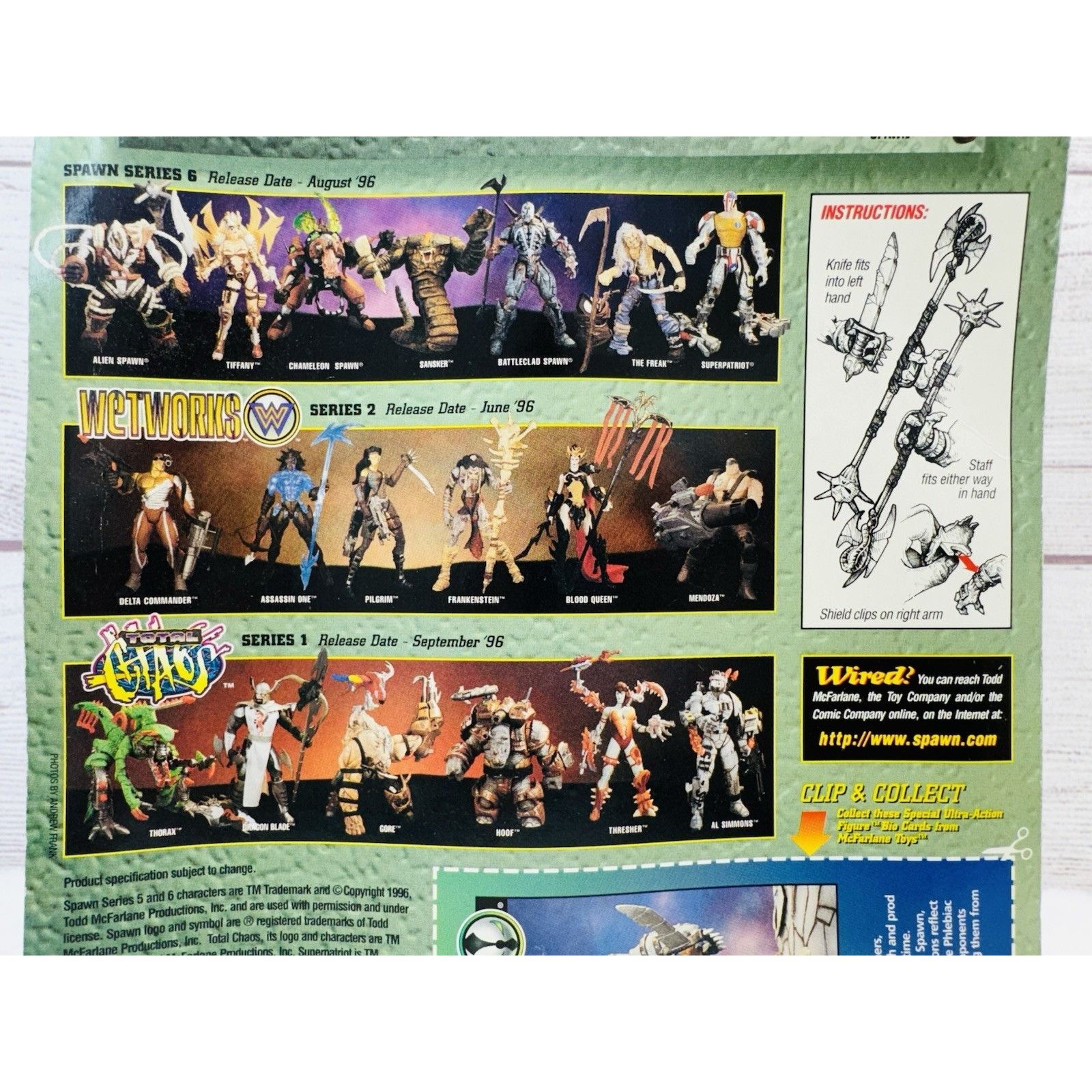 Other McFarlane Toys: SPAWN "VANDALIZER" (1996) Ultra Action Figur Size ONE SIZE - 10 Thumbnail