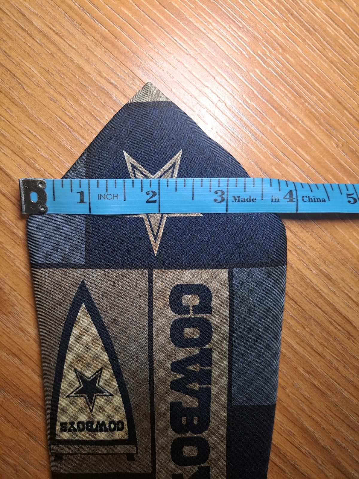 NFL Dallas Cowboys 100% Silk Tie Blue Multicolor Made in Korea Size ONE SIZE - 6 Thumbnail