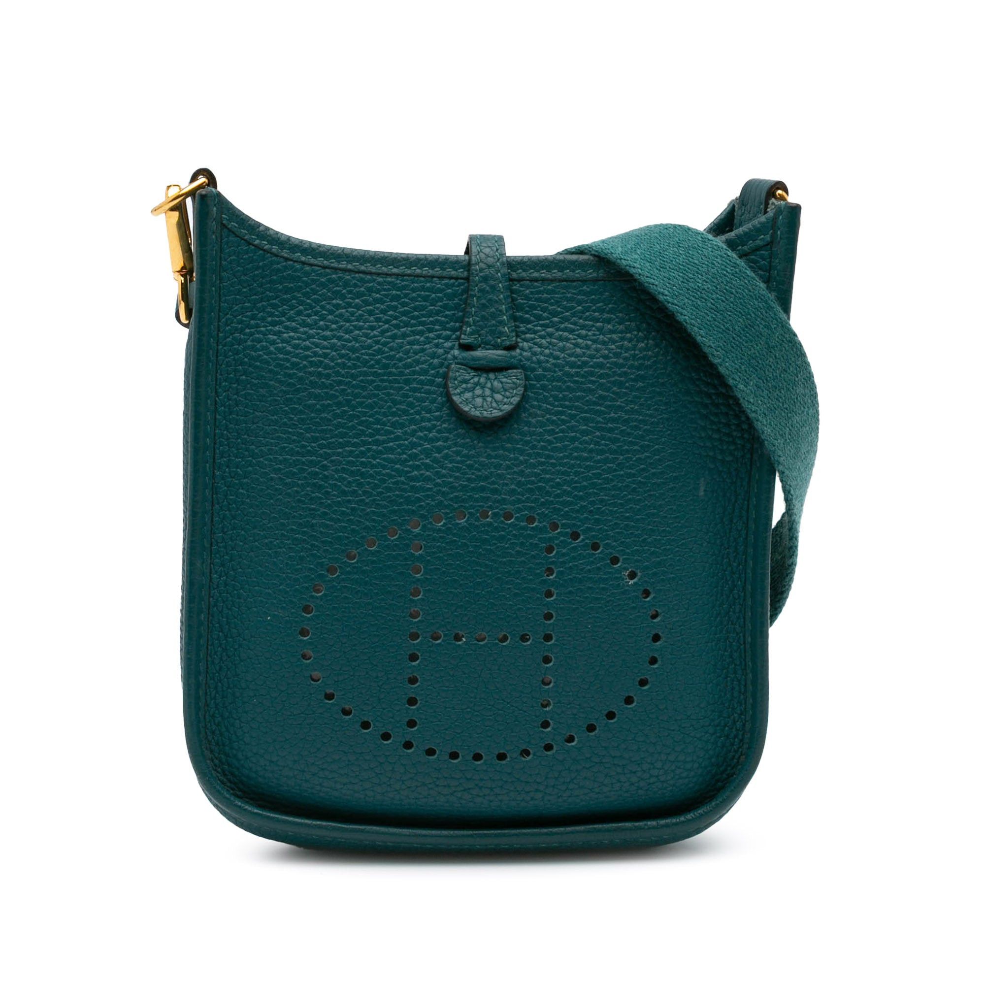 Hermes Hermès Clemence Evelyne III TPM Blue Size ONE SIZE - 1 Thumbnail