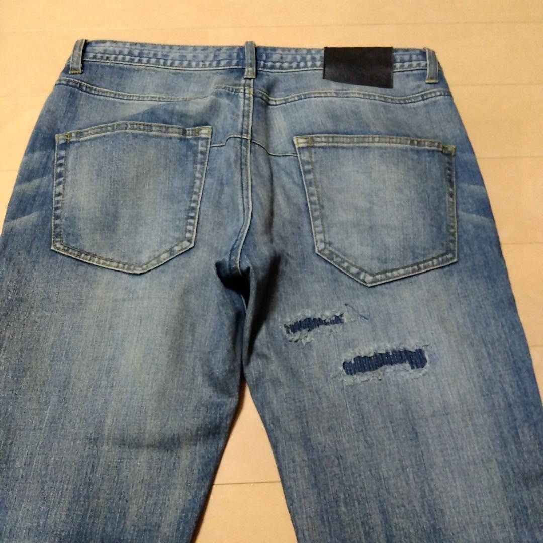 Number (N)ine NO TARIFFS! Number Nine Nano Universe Damaged Denim Jeans Size US 30 / EU 46 - 10 Thumbnail