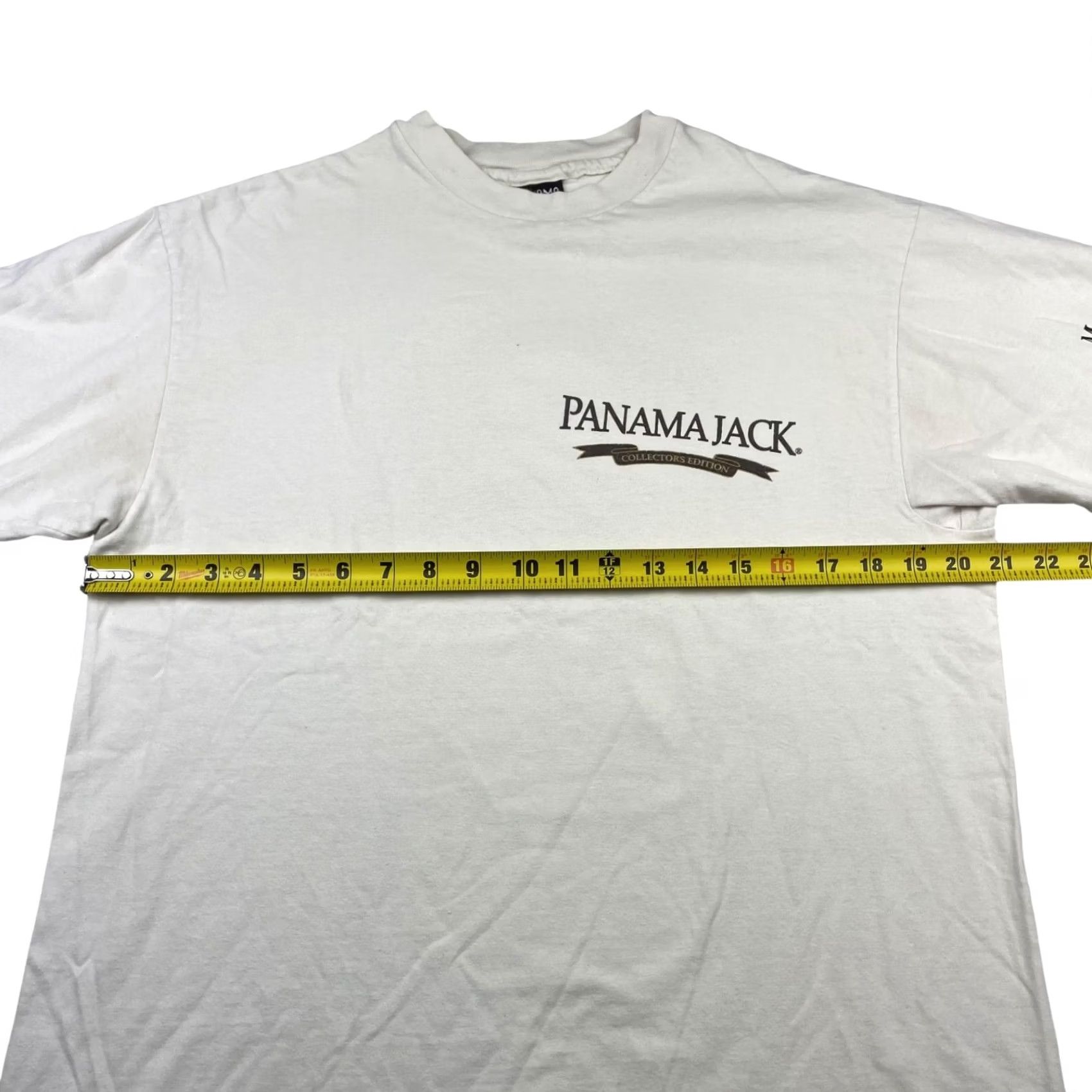 Panama Jack VINTAGE Panama Jack Myrtle Beach Men's T-Shirt White Large S/S Crew Neck 100% Cotton 2-Sided Graphics USA Mens Size US L / EU 52-54 / 3 - 8 Thumbnail