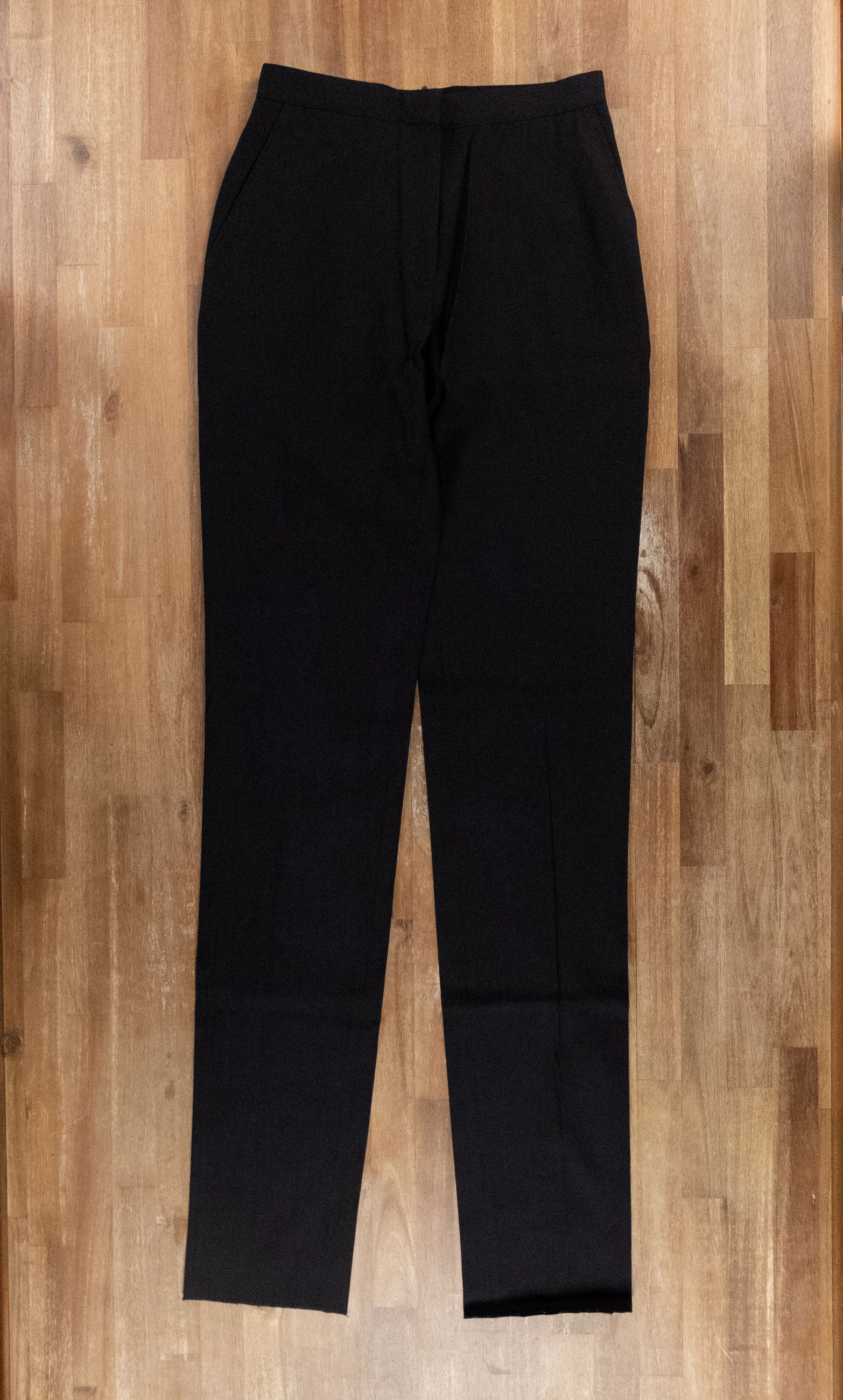 Bottega Veneta BOTTEGA VENETA vintage black wool blend pants trousers 40 q Size 27" / US 4 / IT 40 - 1 Thumbnail