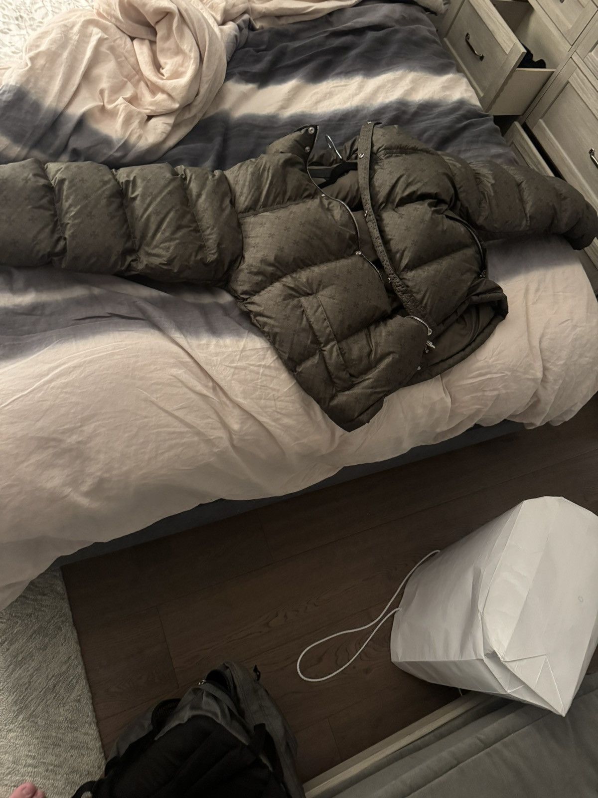 Chrome Hearts Chrome Hearts Monogram Puffer Jacket Olive Size US L / EU 52-54 / 3 - 18 Thumbnail