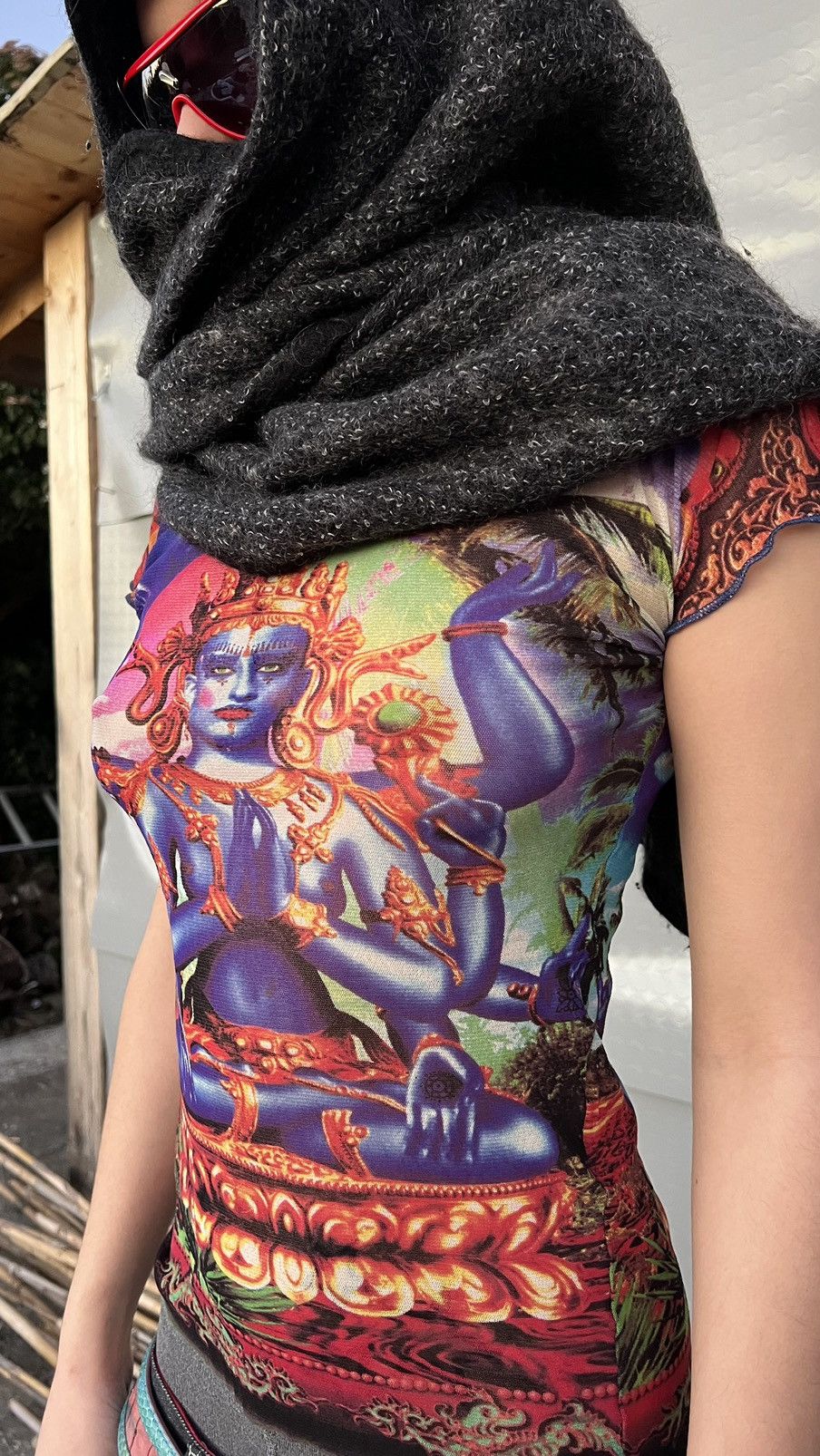 Jean Paul Gaultier Jean Paul gaultier mesh indu Indian god sleeve Size S / US 4 / IT 40 - 3 Thumbnail