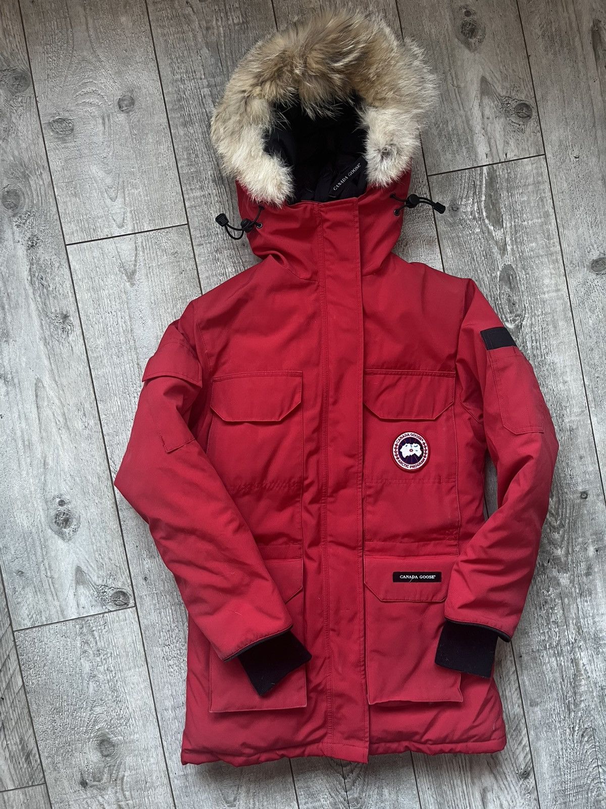 Canada Goose Canada Goose Expedition Jacket Red Genuine XS Size XS / US 0-2 / IT 36-38 - 1 Thumbnail