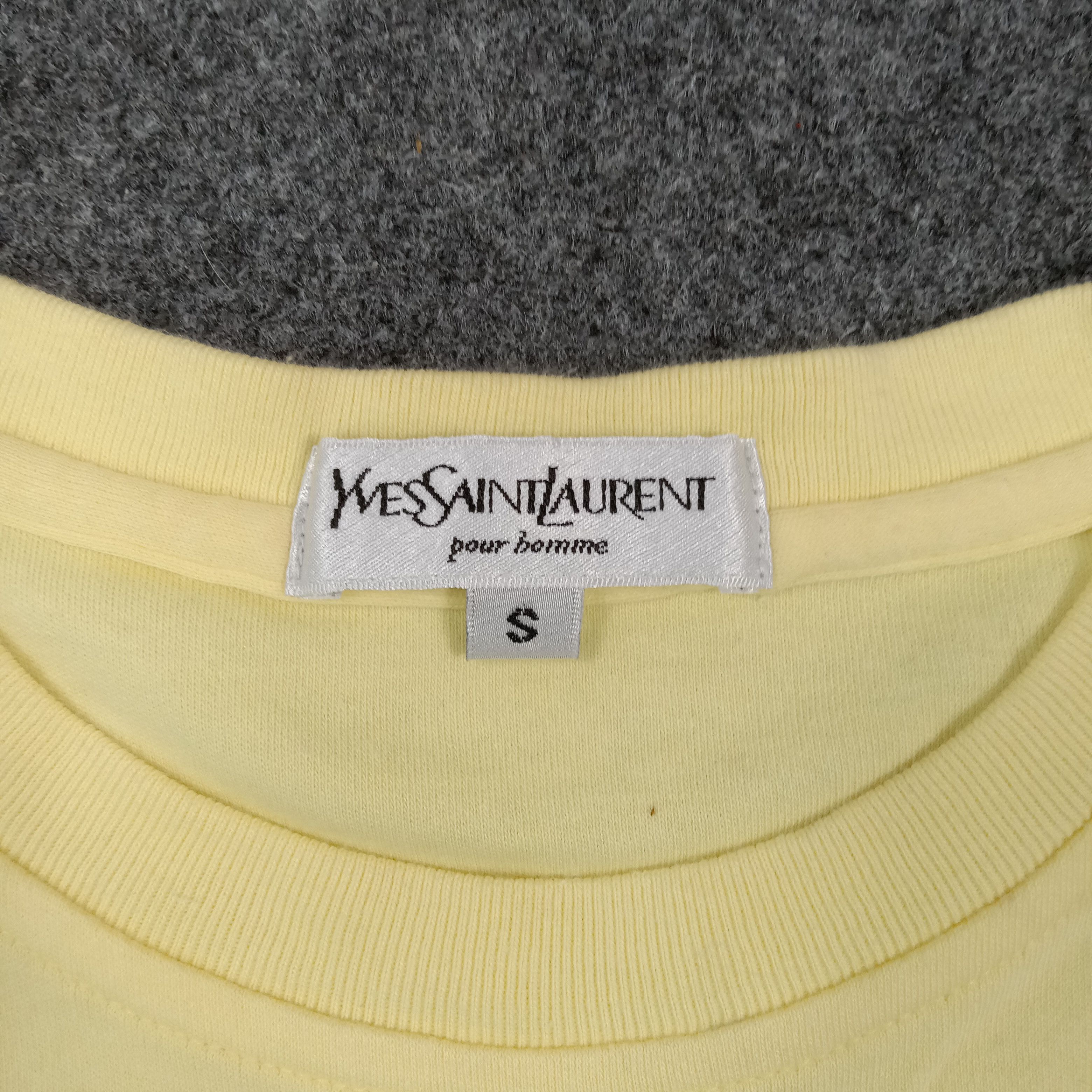 Yves Saint Laurent Yves Saint Laurent YSL Pour Homme Designer Tshirt C276N28 Size US M / EU 48-50 / 2 - 3 Thumbnail