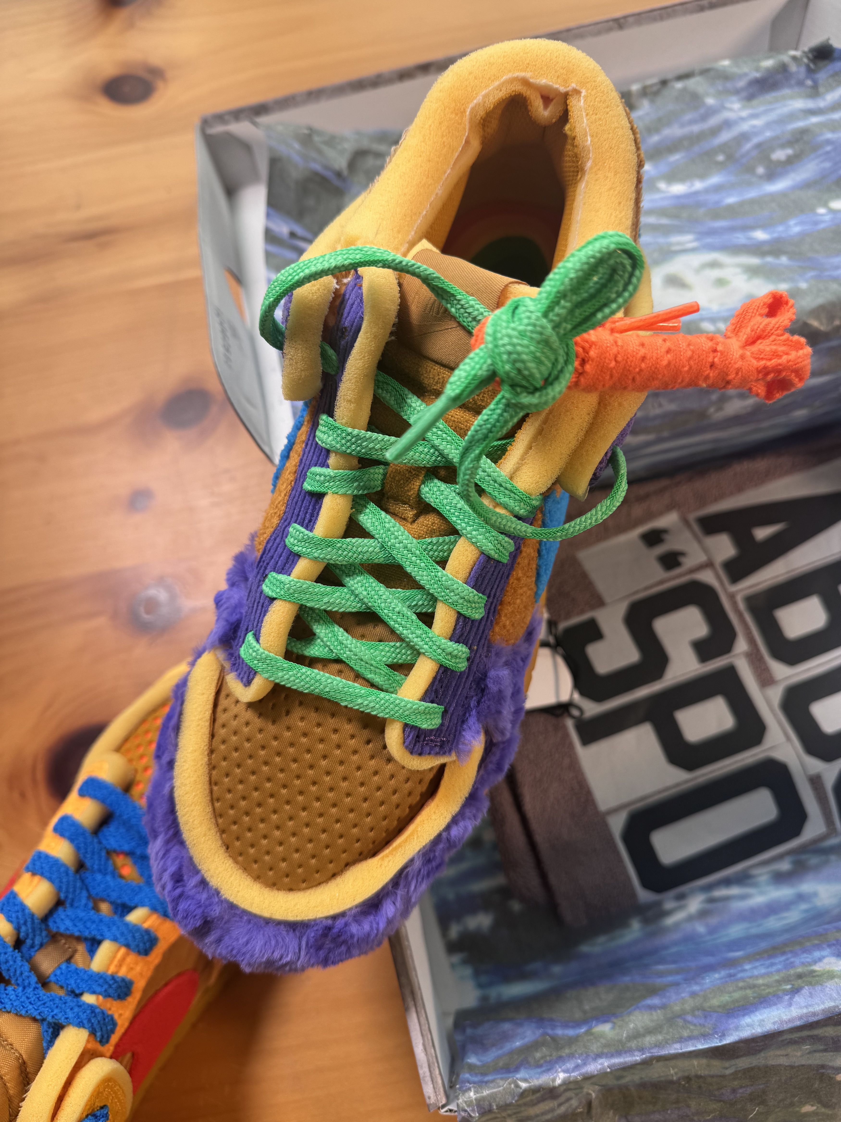 Cactus Plant Flea Market × Nike CPFM x Nike Dunk Low Swamp Sponge Psychic Purple Size US 9 / EU 42 - 6 Thumbnail