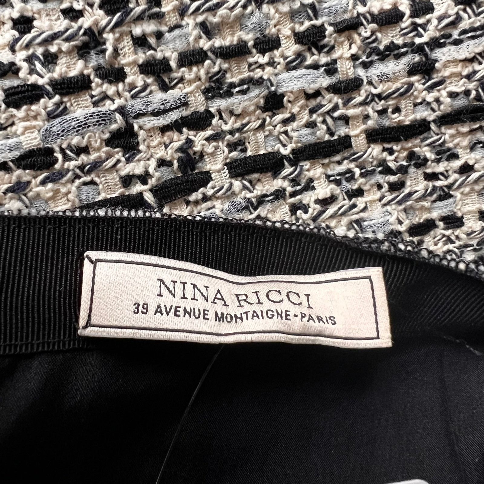 Nina Ricci Nina Ricci Tweed Pattern Knee Length Skirt, FR38/US6/S Size 30" / US 8 / IT 44 - 5 Thumbnail