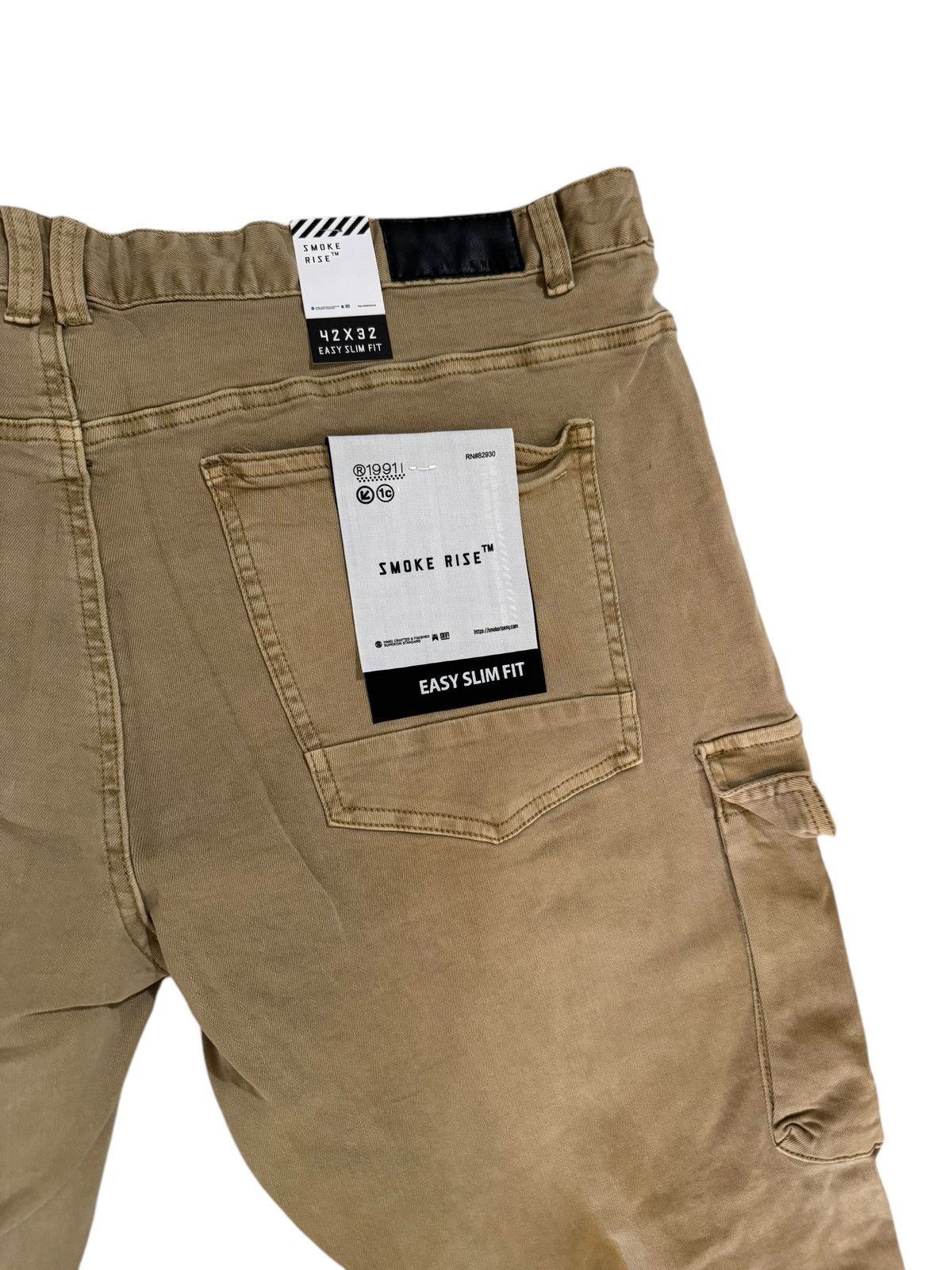 Smoke Rise Men Easy Slim Fit Jeans Size US 42 / EU 58 - 5 Thumbnail