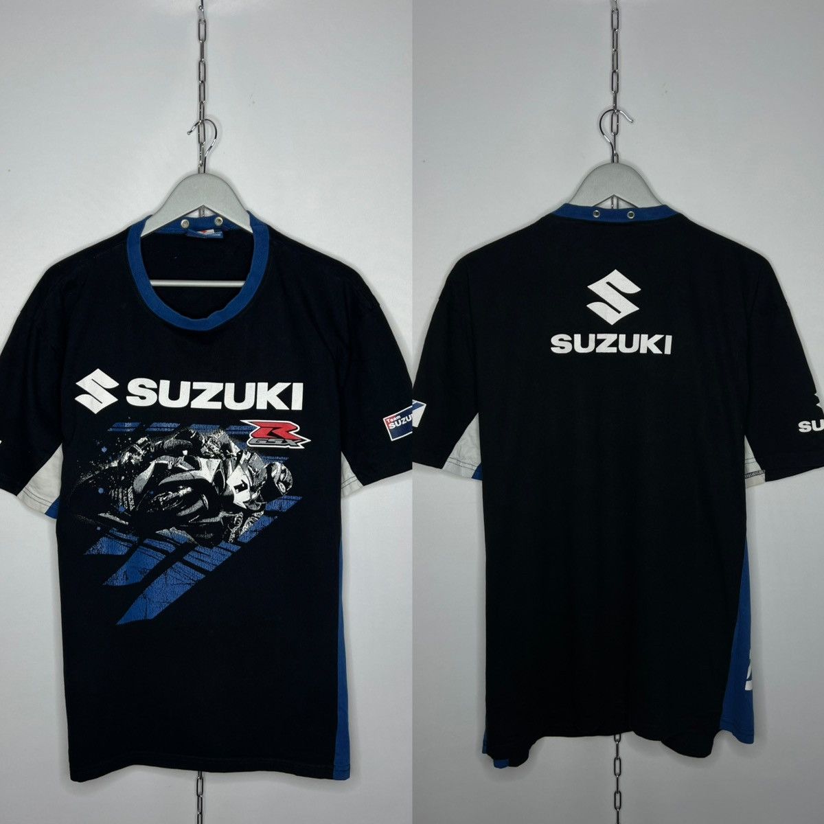 Fox Racing Vintage Team Suzuki GSX Official Big Logo T-Shirt Tee Size US XL / EU 56 / 4 - 1 Thumbnail