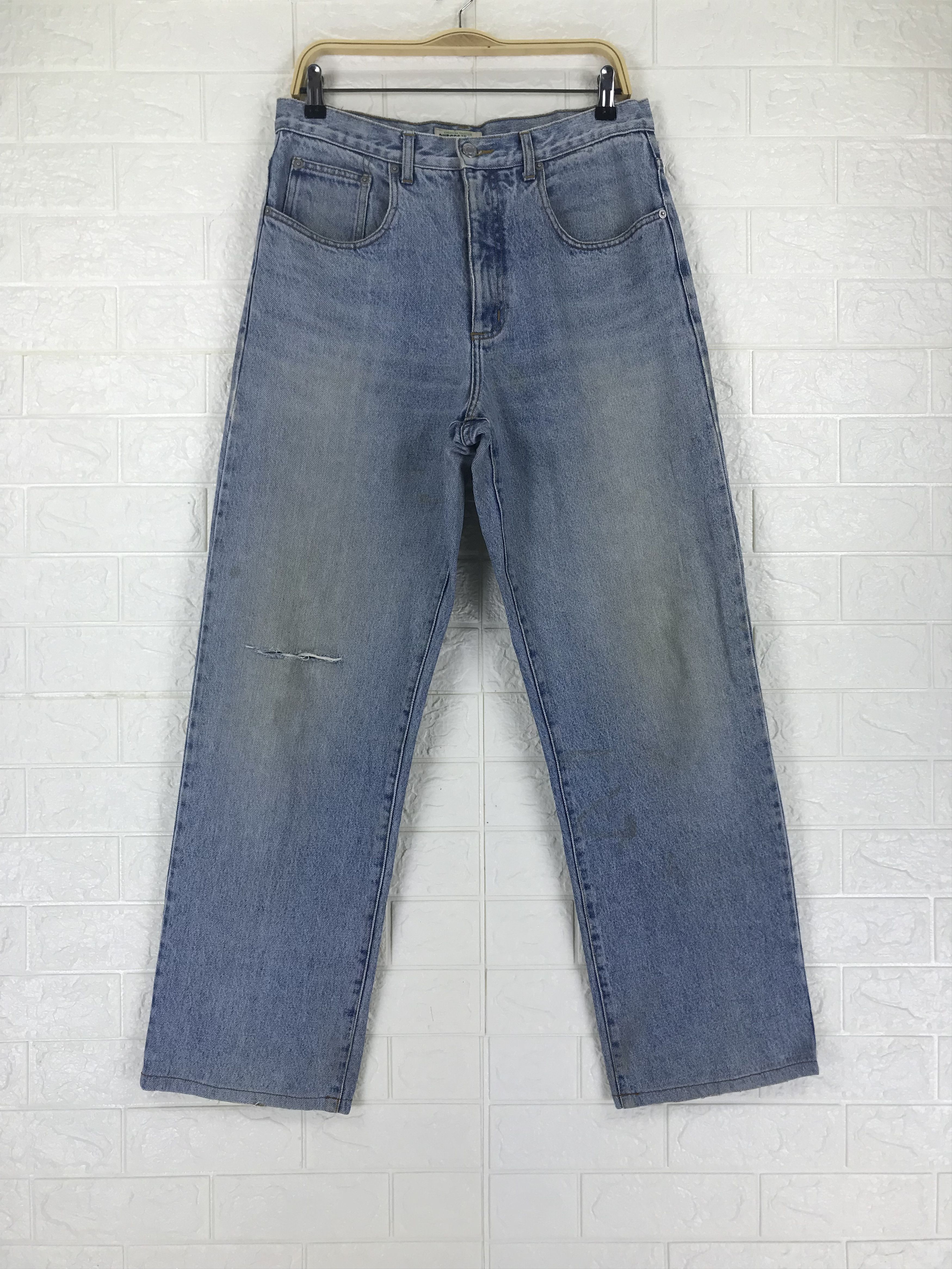 Guess Vintage Guess Blue Wash Jeans Size US 33 - 1 Thumbnail
