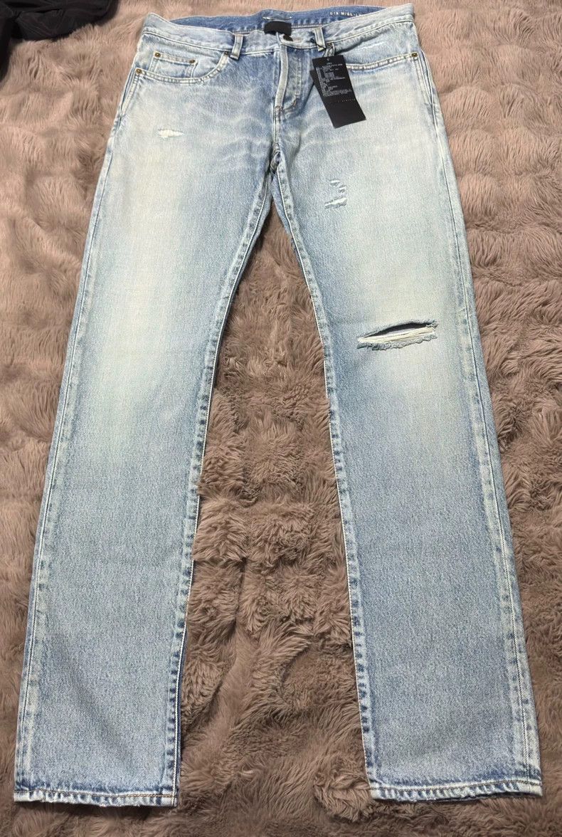 Yves Saint Laurent saint laurent Knife damage to jeans 2503-Nextarrow Size US 32 / EU 48 - 1 Thumbnail