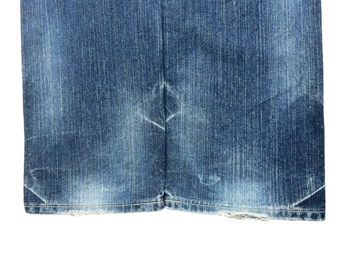 Edwin Vintage Edwin Distressed Ripped Patchwork Denim Jeans 34x32 Size US 34 / EU 50 - 6 Thumbnail