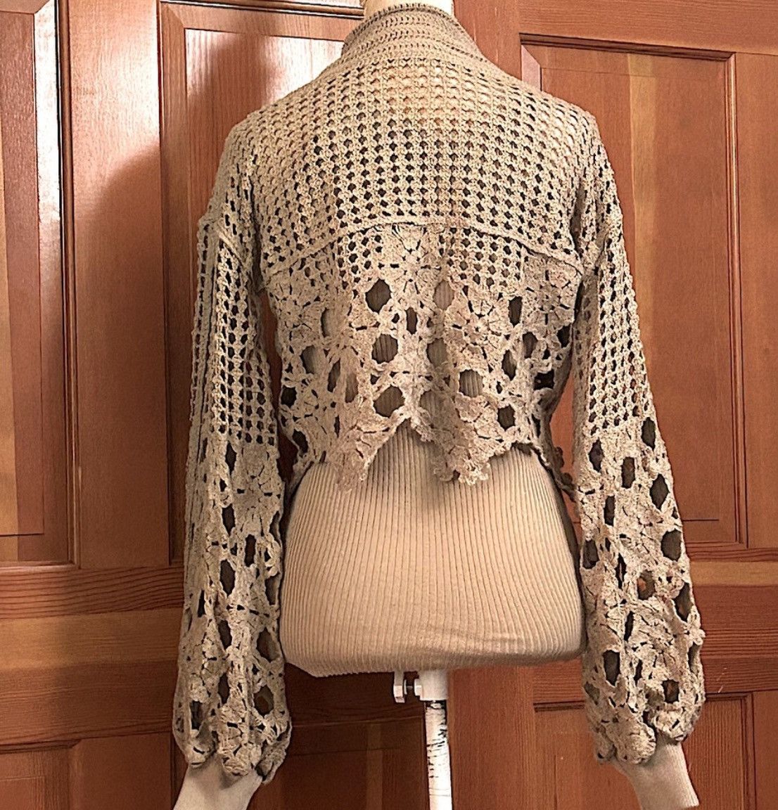 Designer × Other NWT, Lavishly Paris V Neck Loose Patchwork Pullover. Size M / US 6-8 / IT 42-44 - 7 Thumbnail