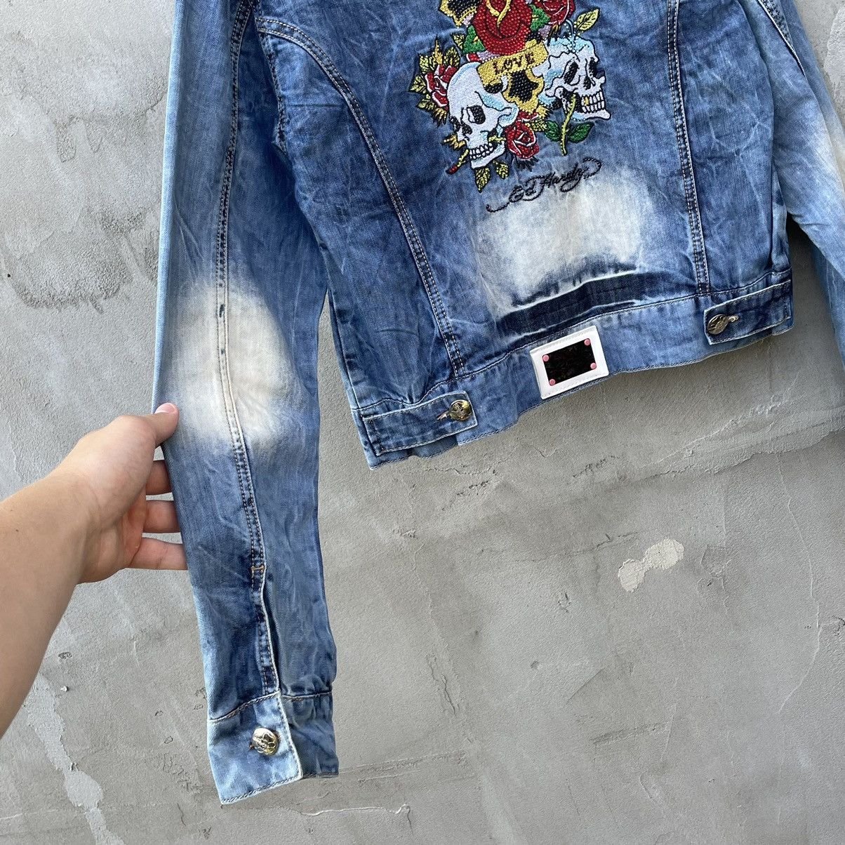Christian Audigier × Ed Hardy Vintage Ed Hardy Denim Jacket Size M / US 6-8 / IT 42-44 - 11 Thumbnail