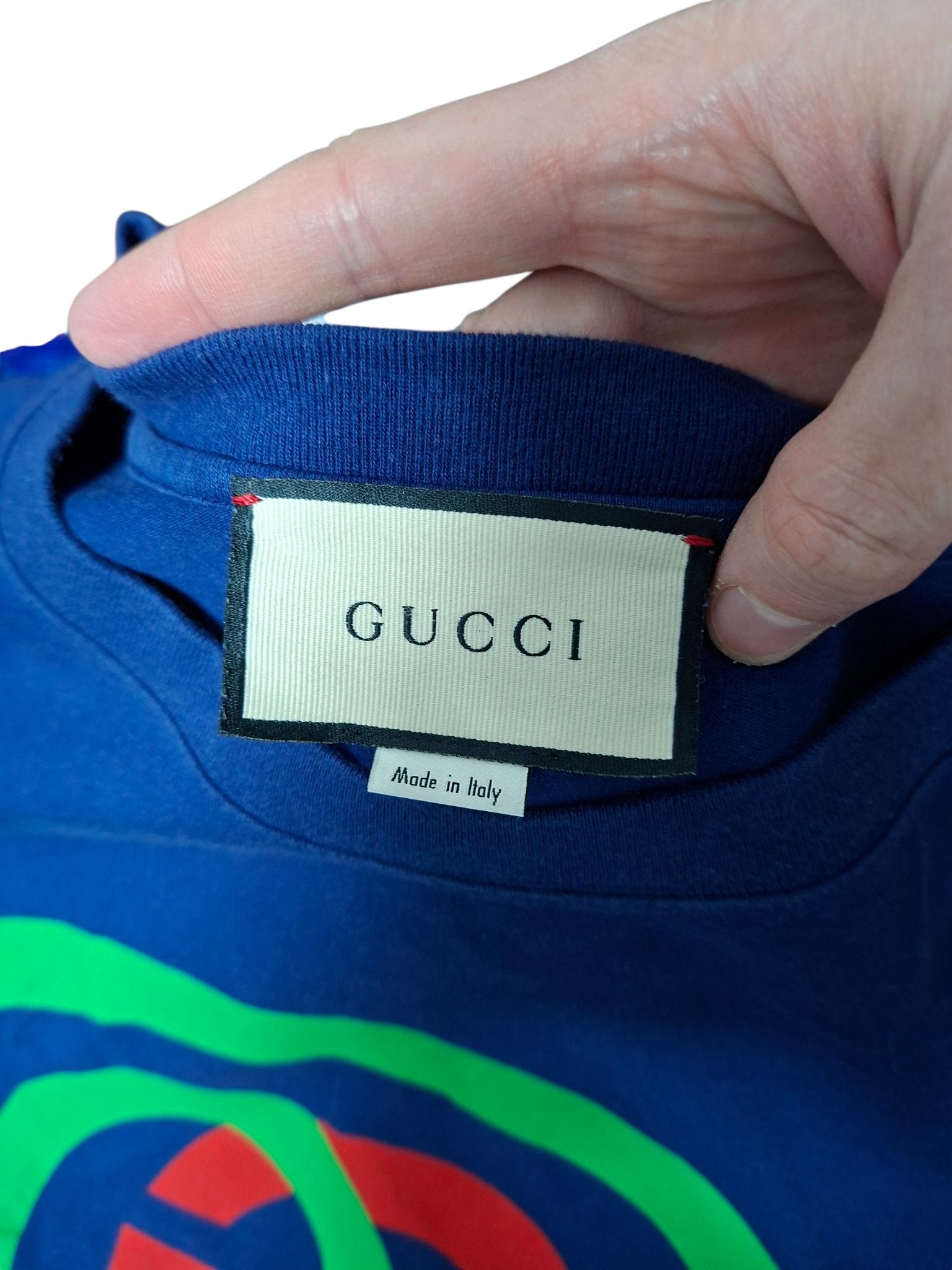 Gucci GUCCI LUXURY BIG LOGO MADE IN ITALY TEE Size US M / EU 48-50 / 2 - 3 Thumbnail