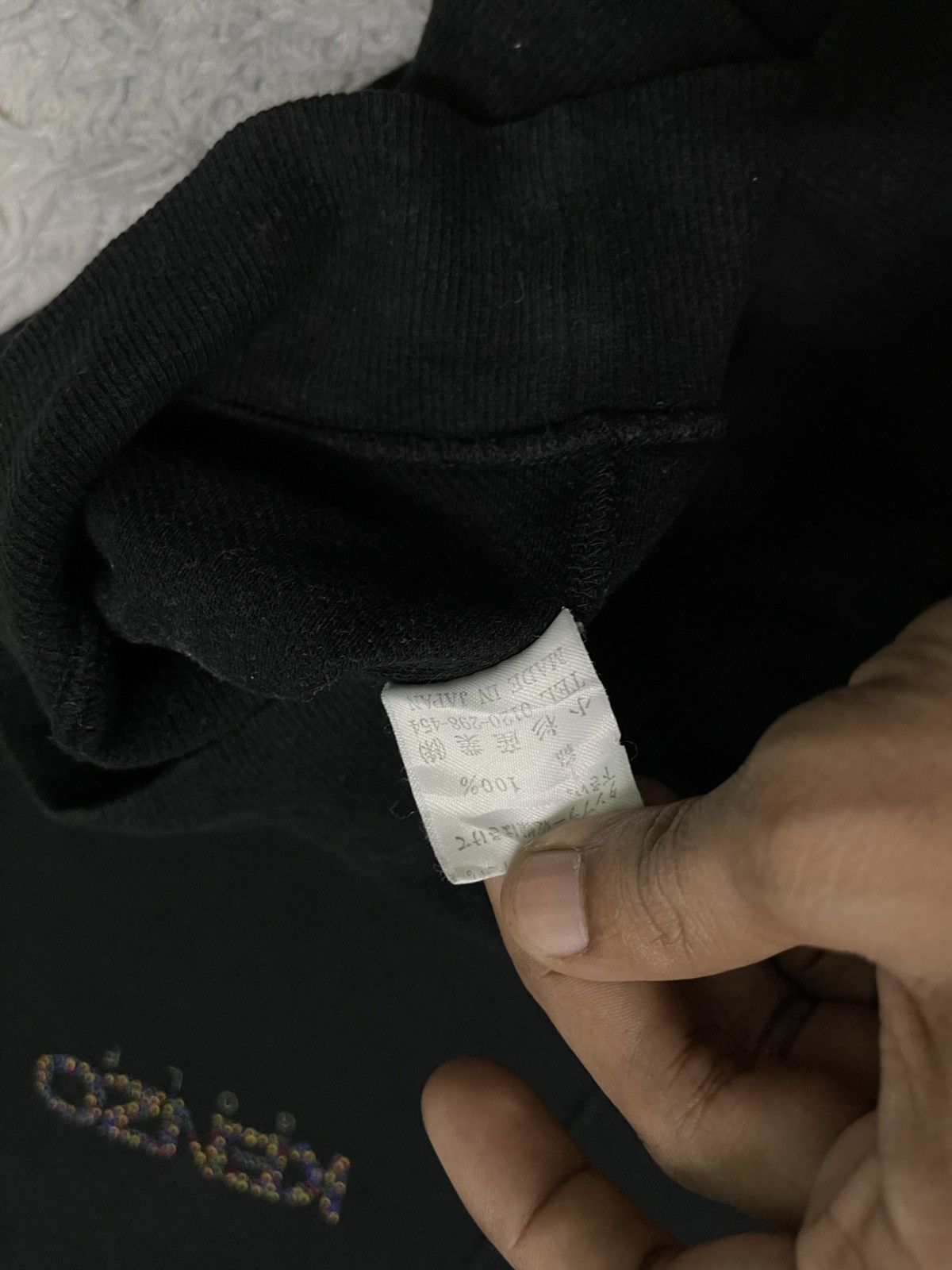Kenzo 90s KENZO GOLF SWEAT TRAINER LOGO EMBROIDERY BLACK Size US L / EU 52-54 / 3 - 10 Thumbnail
