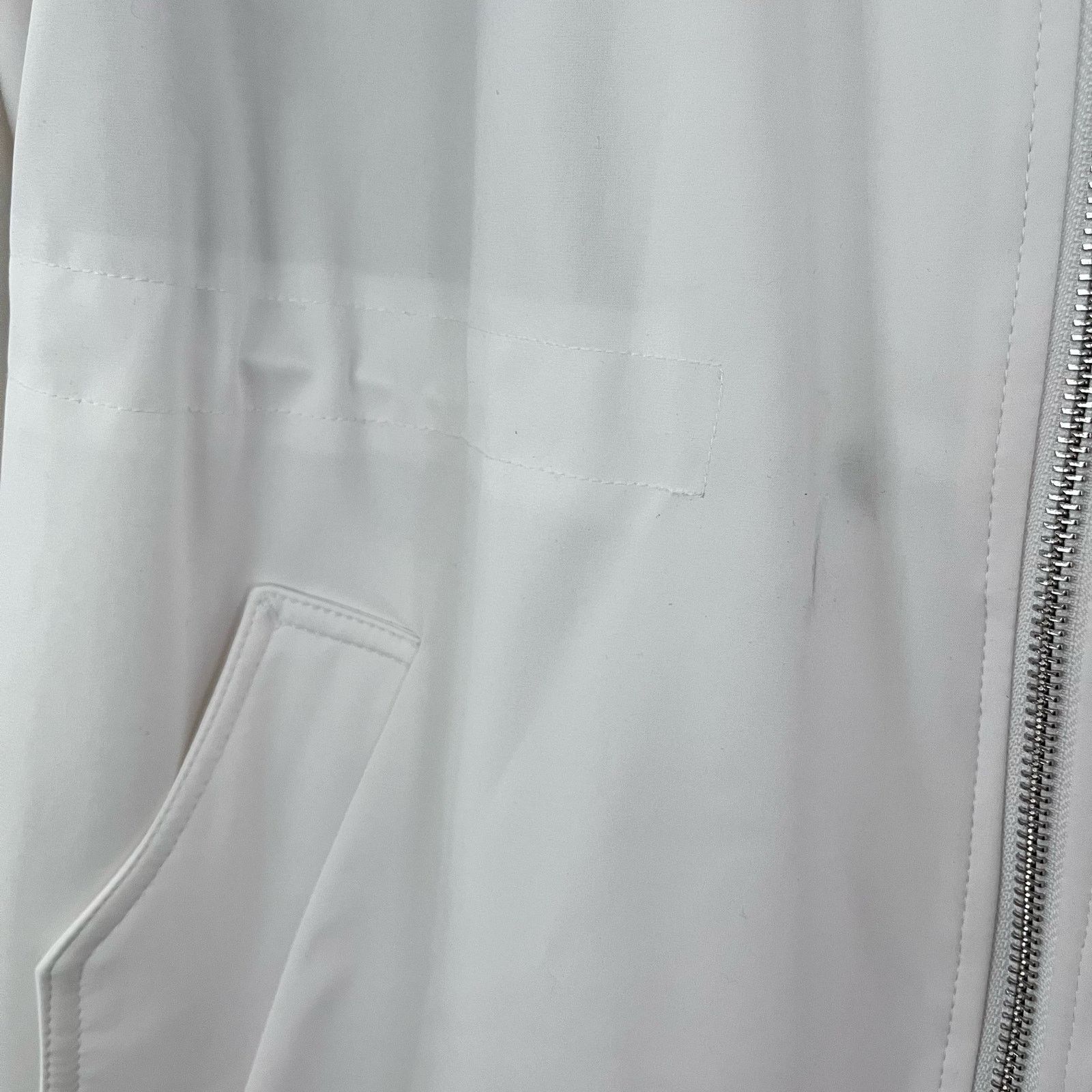 DKNY DKNY White Long Sleeve Zip Up Windbreaker Jacket Size L / US 10 / IT 46 - 15 Thumbnail