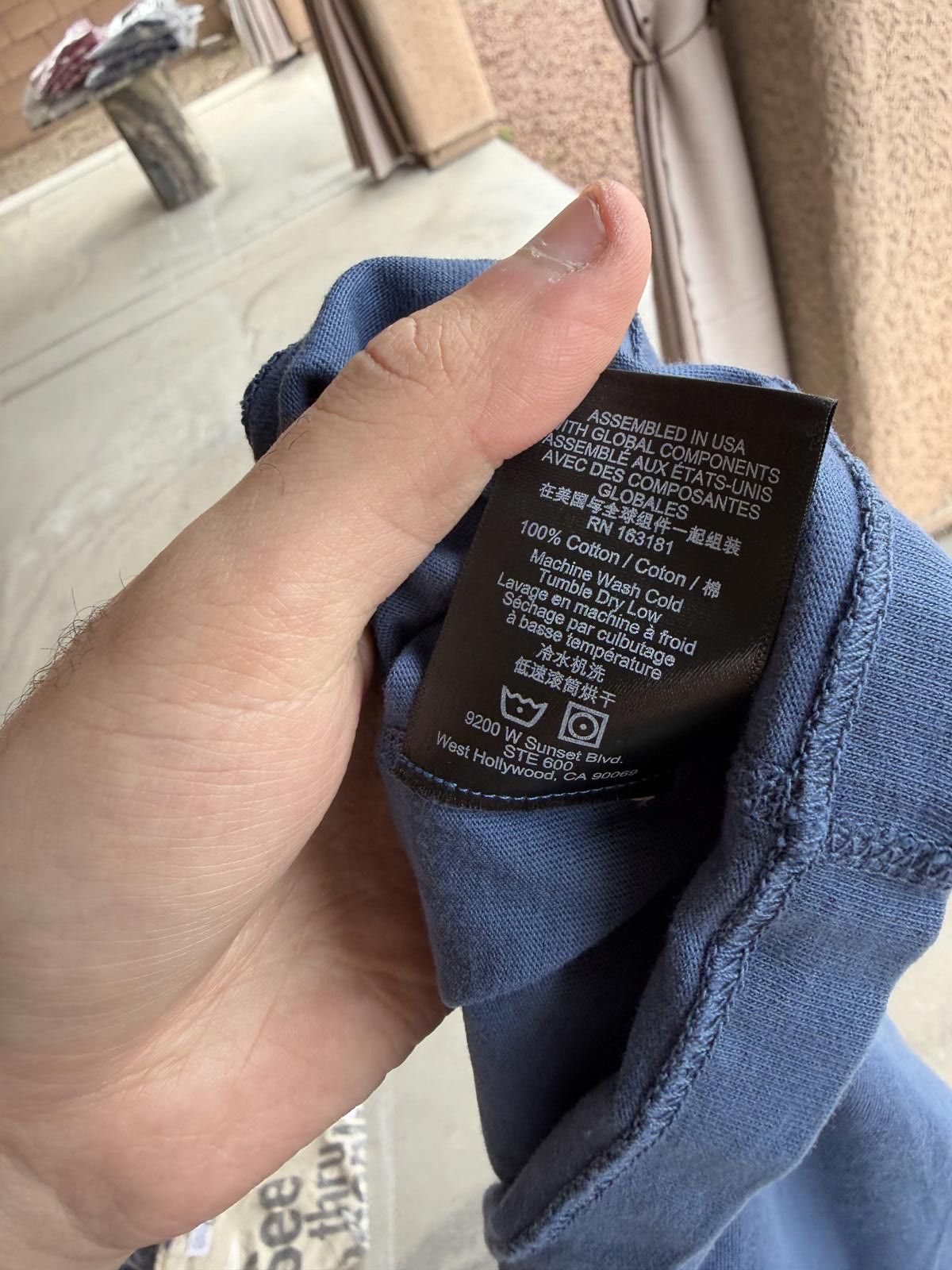 Rhude Rhude Reverse T-Shirt – Blue – Size Large – New With Tags Size US L / EU 52-54 / 3 - 5 Thumbnail