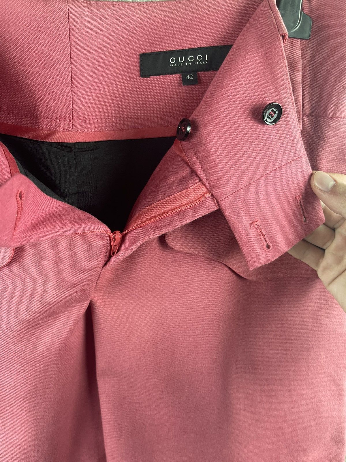 Gucci Gucci Vintage Runway Pink Pockets Archives Buttons Skirt Size 28" / US 6 / IT 42 - 11 Thumbnail