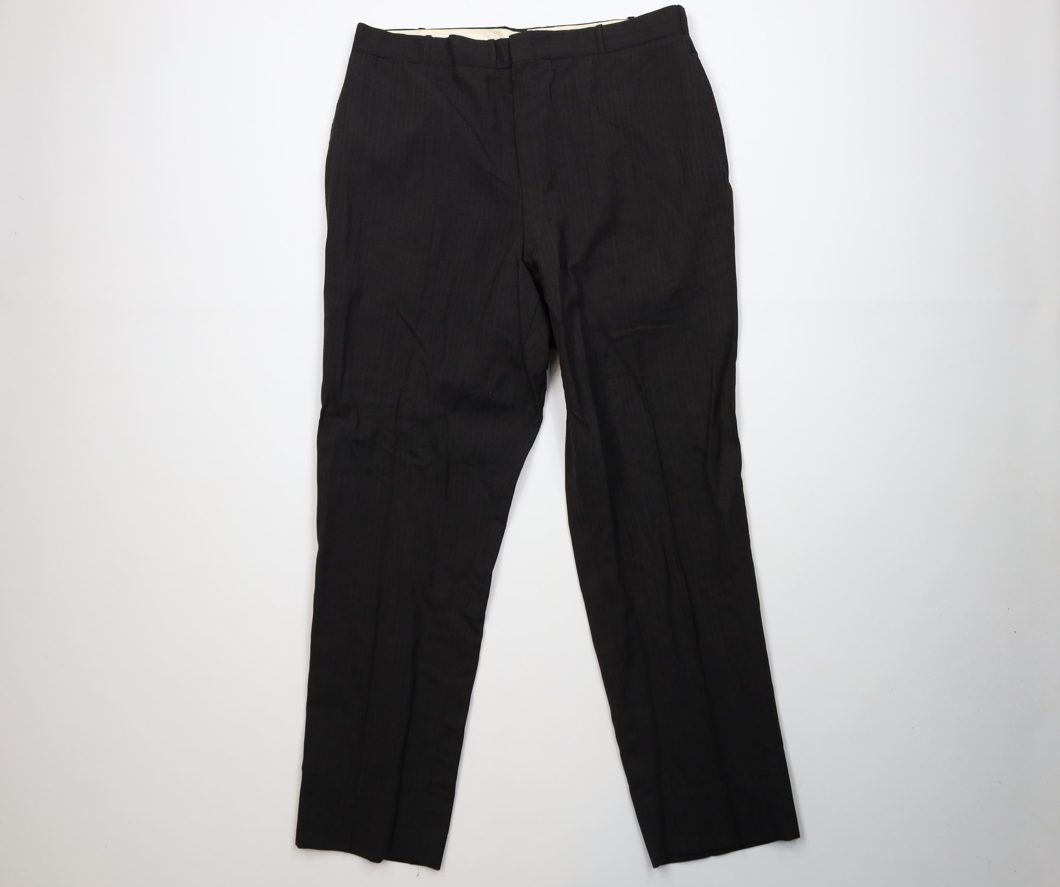 Vintage Vintage 50s Rockabilly Gabardine Chino Pants Trousers USA Size US 36 / EU 52 - 1 Thumbnail