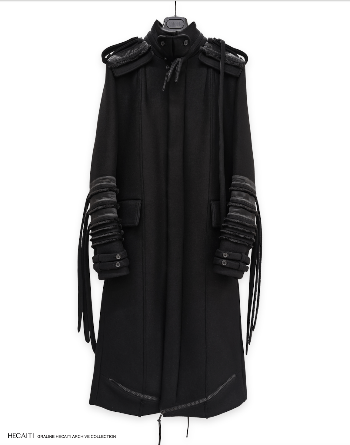 Dior × Hedi Slimane A/W 2006 Runway Wool Coat (AW06/FW06, Archive