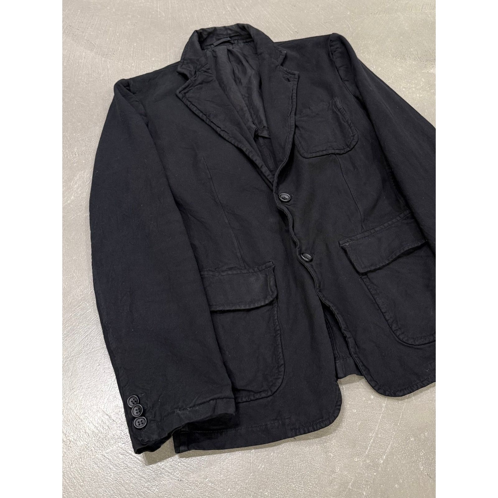 Comme des Garcons 2000s Comme des Garçons black washed blazer Size M / US 6-8 / IT 42-44 - 3 Thumbnail