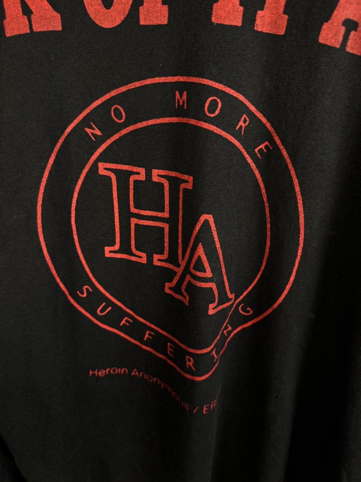 Enfants Riches Deprimes ICONIC GRAIL 💉 2022 "SICK OF IT ALL" HEROIN ANONYMOUS SHIRT Size US XL / EU 56 / 4 - 10 Thumbnail