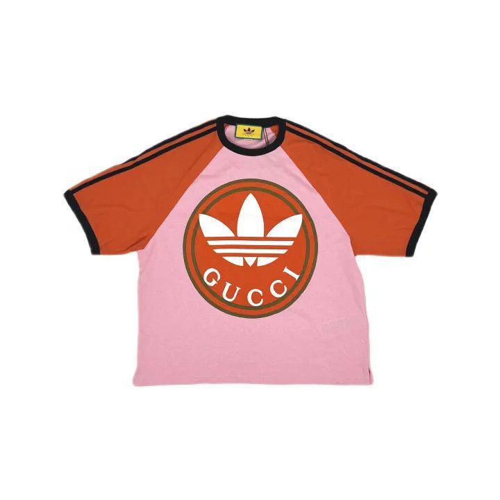 Gucci Gucci Gucci x Adidas Oversized Logo T-shirt -2506 Size US S / EU 44-46 / 1 - 2 Thumbnail