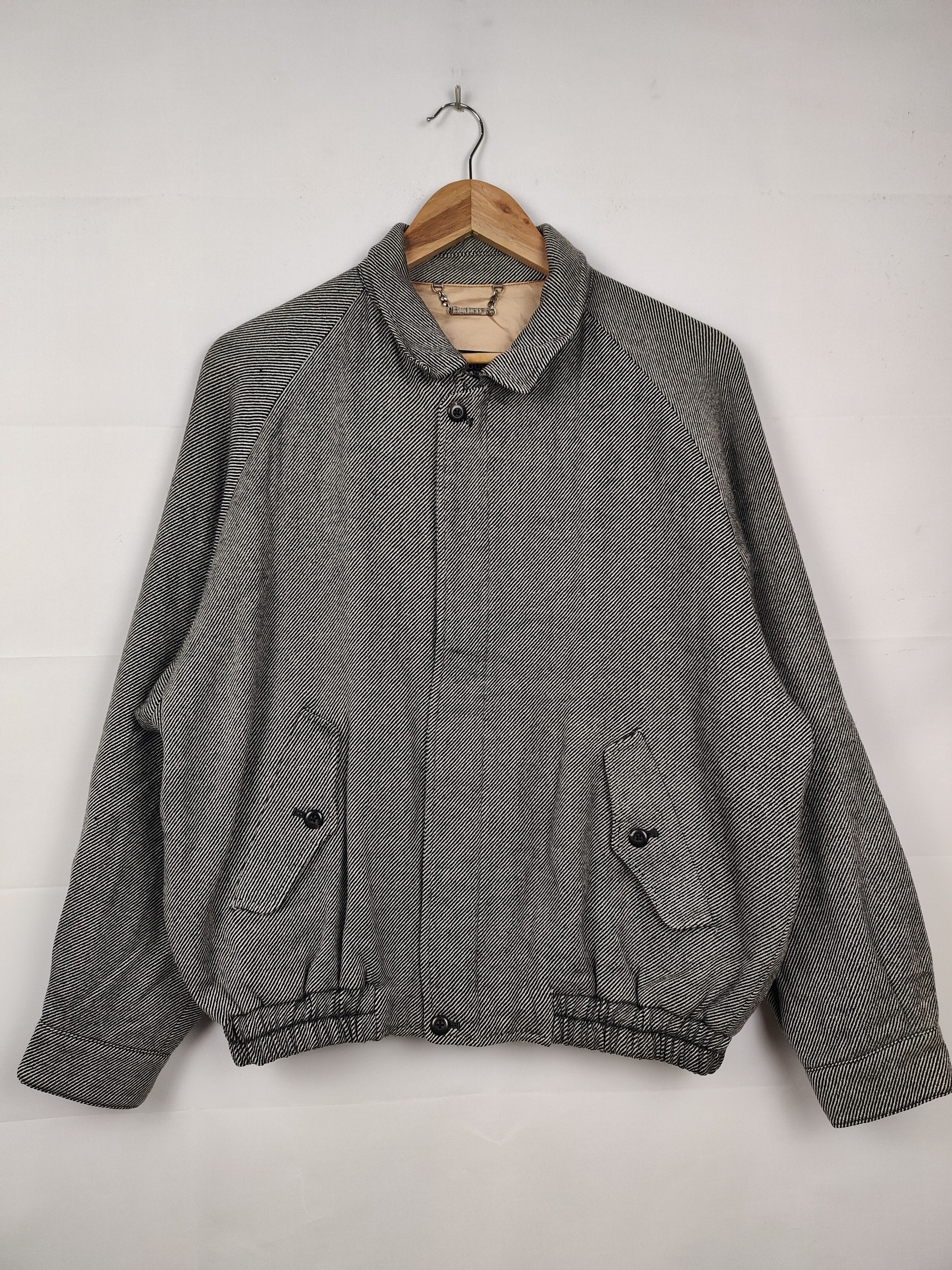Burberry × Vintage Vintage Burberrys Bomber Jacket Size US L / EU 52-54 / 3 - 1 Thumbnail