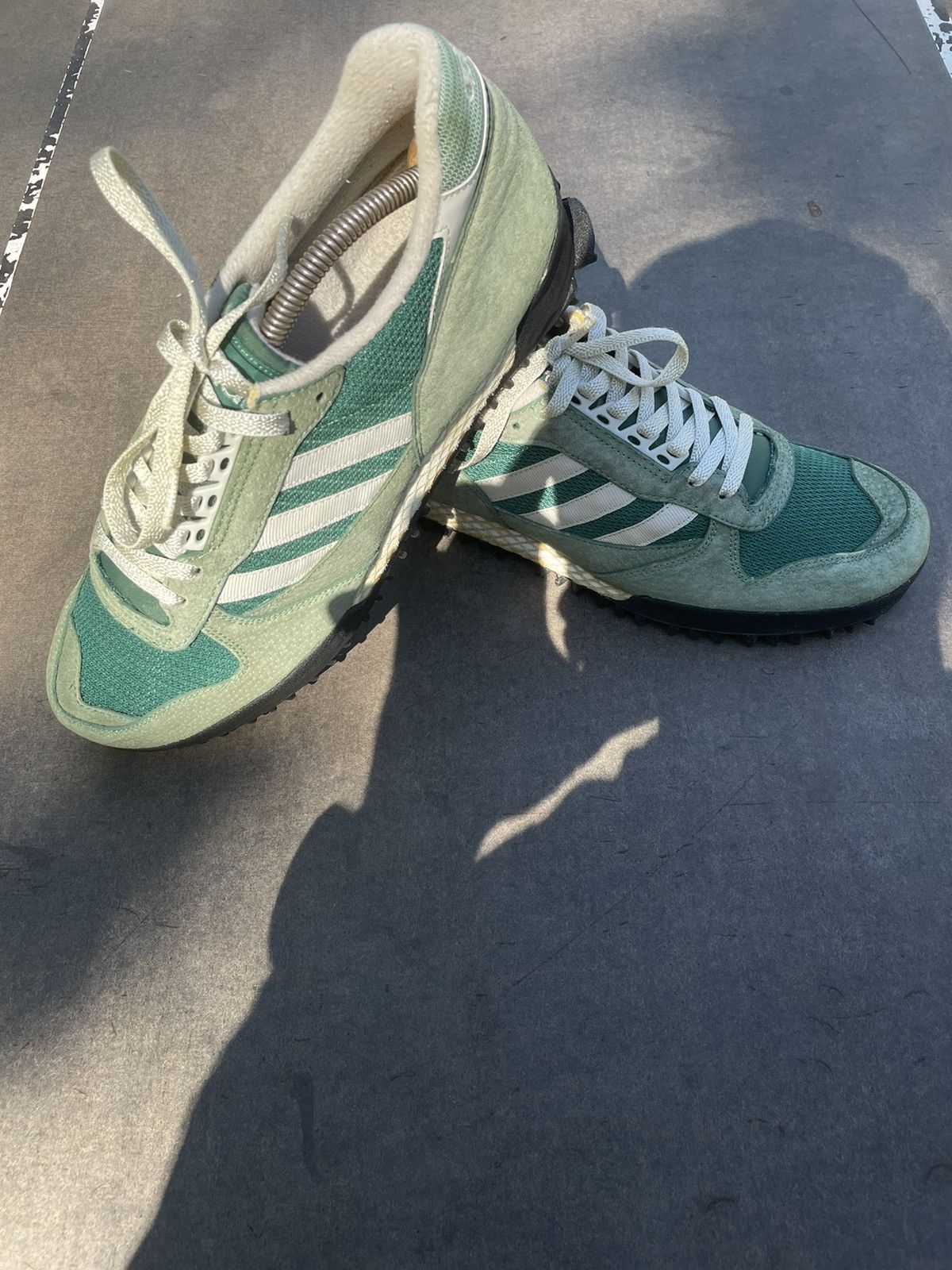 Adidas × Vintage ADIDAS Marathon TR Trainer Classic Green Korea Size US 10 / EU 43 - 3 Thumbnail