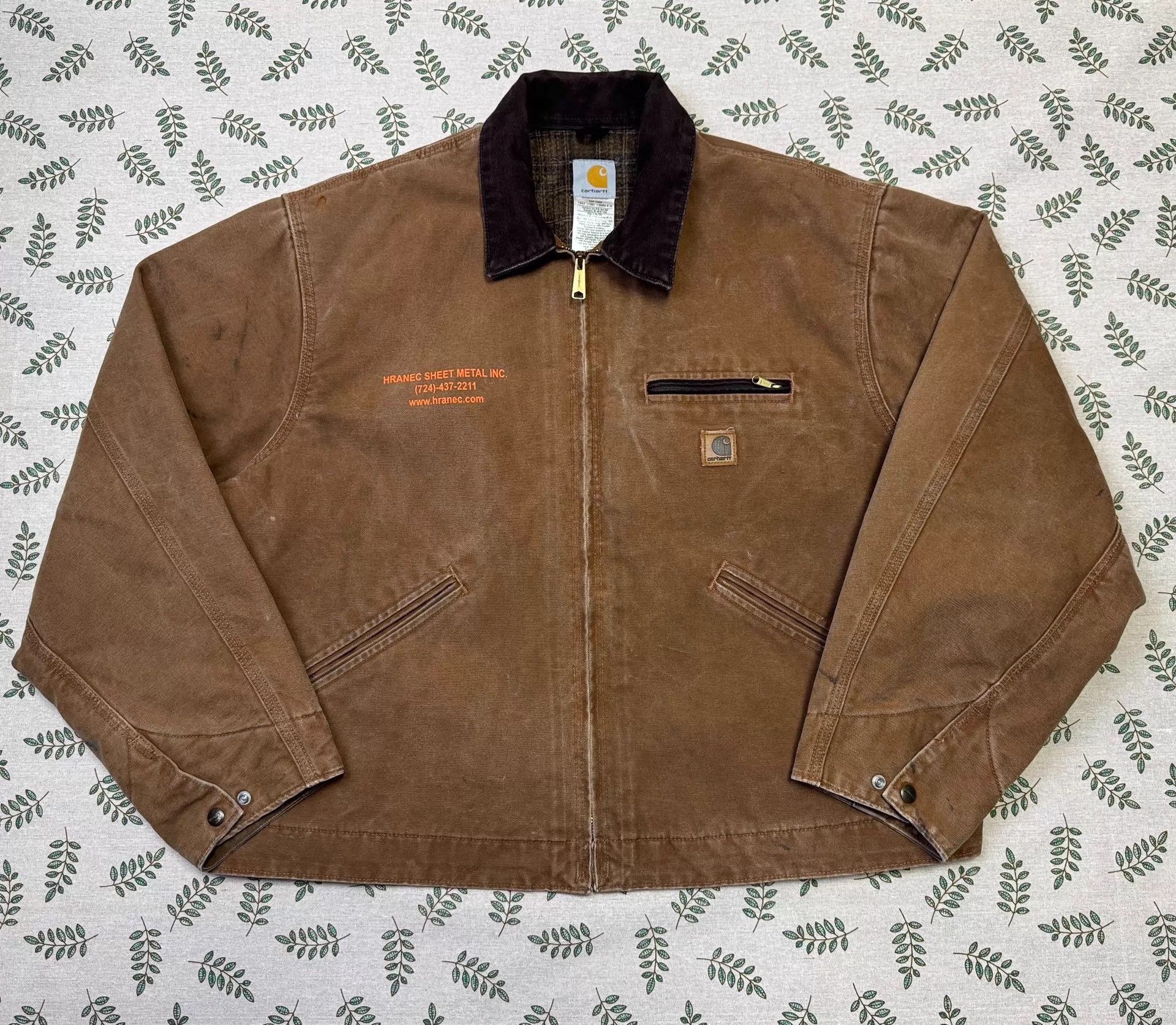 Carhartt Vintage Carhartt J97 Brown XXL USA Oct 2007 Size US XXL / EU 58 / 5 - 2 Thumbnail