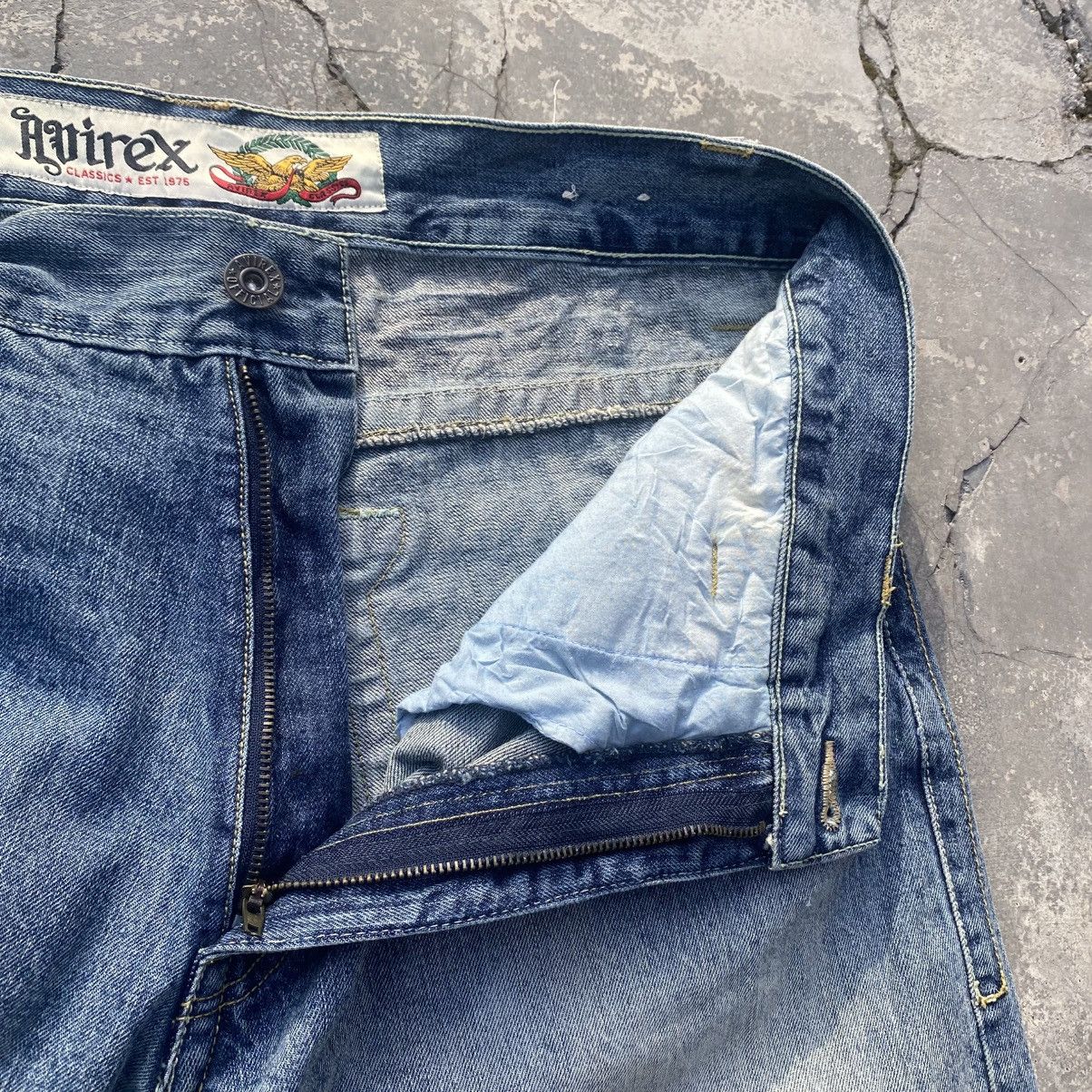 Avirex AVIREX Baggy Jeans ACNE STUDIO BALENCIAGA Size US 38 / EU 54 - 7 Thumbnail