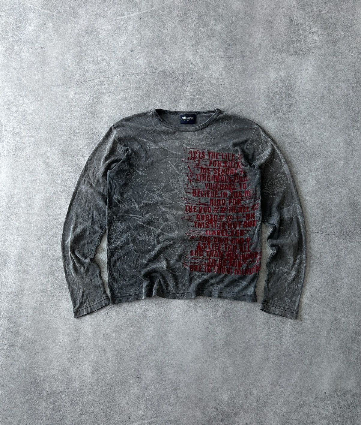 Vintage Vintage Japanese Brands IDPDT y2k avant-garden long-sleeve Size US S / EU 44-46 / 1 - 1 Thumbnail