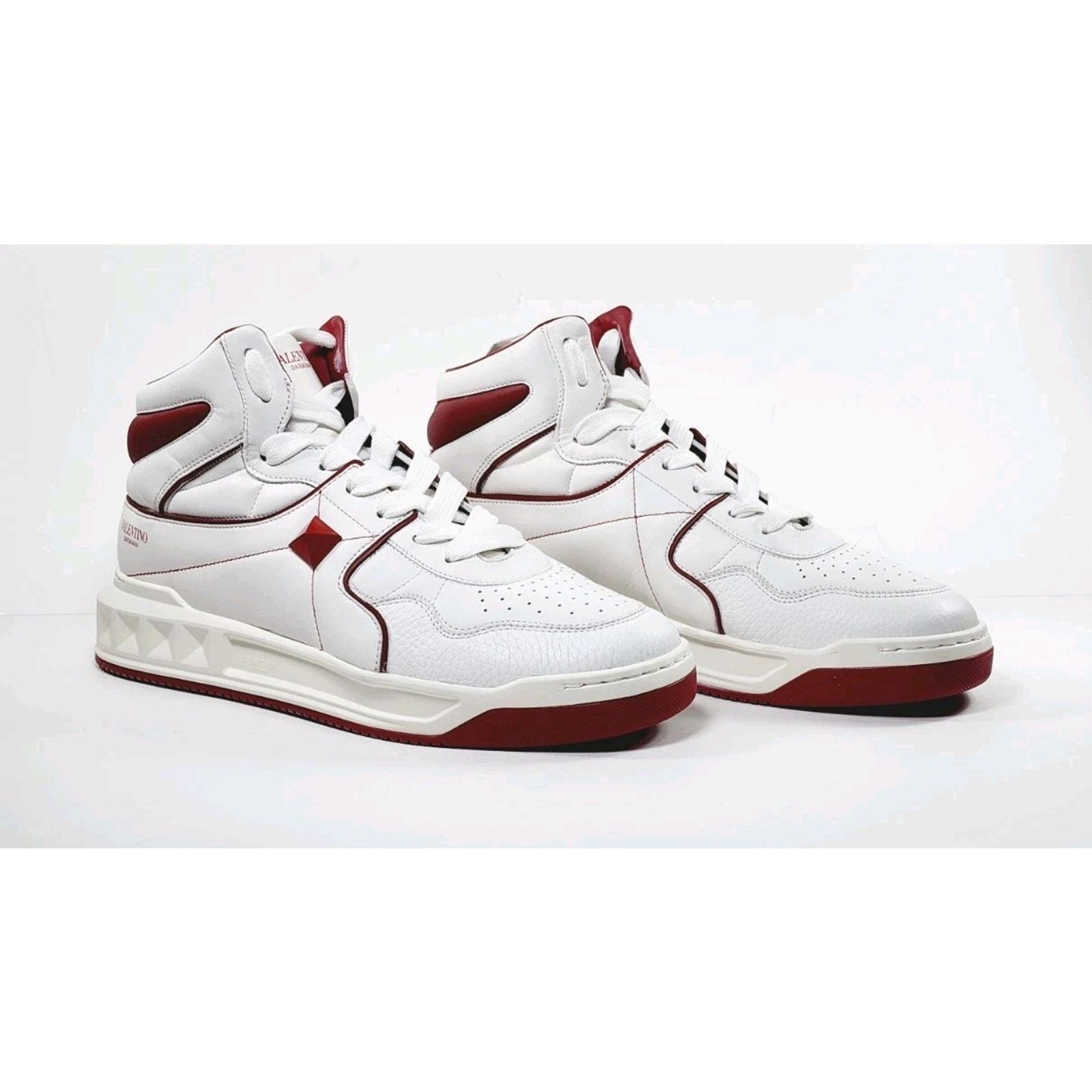 Valentino Valentino Garavani Sneakers Men Leather White/Red US 10. Size US 10 / EU 43 - 11 Thumbnail