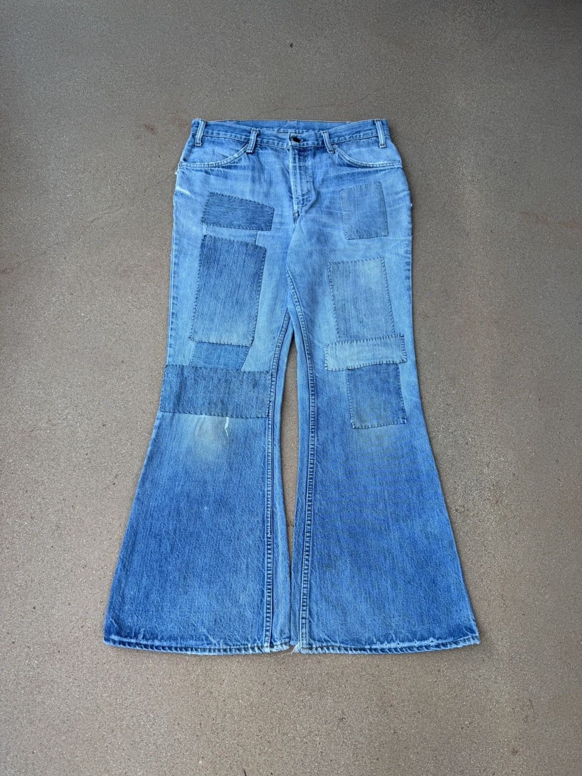 Levi's Vtg 80’s Levi’s 684 Orange Tab Bellbottom Flare Jeans 34x30 Size US 34 / EU 50 - 1 Thumbnail