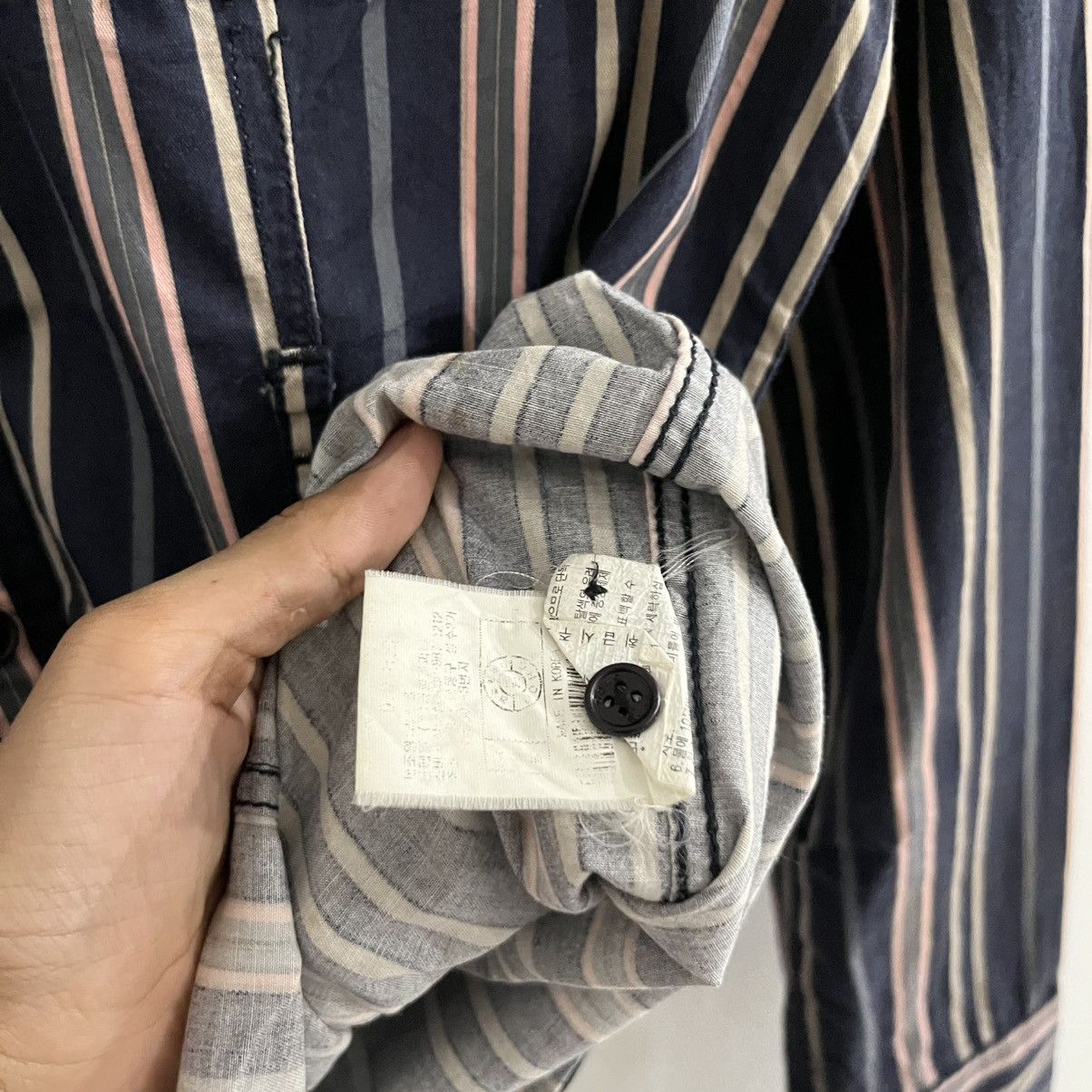 Japanese Brand DOHC - Striped LS Button Up Shirt Size US M / EU 48-50 / 2 - 7 Thumbnail
