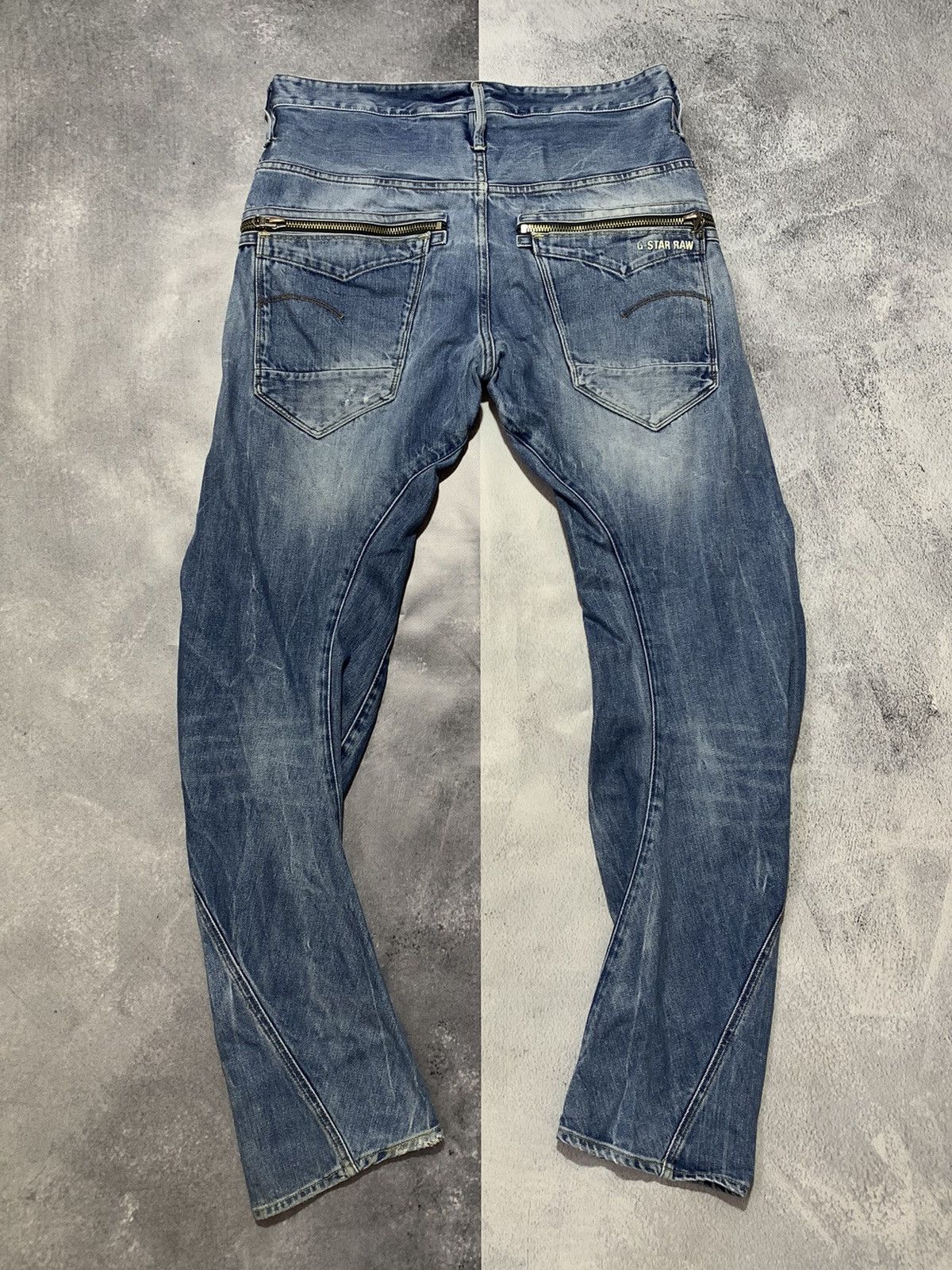 G-Star × Vintage Vintage G-star RAW ARC tapered jeans streetwear size 33x34 Size US 33 - 5 Thumbnail