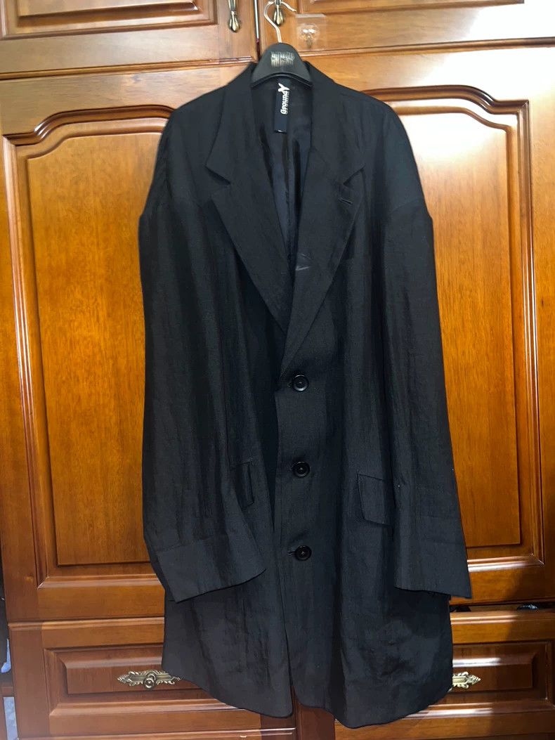Yohji Yamamoto Yohji Yamamoto GroundY Mid-Length Coat Size US S / EU 44-46 / 1 - 1 Thumbnail