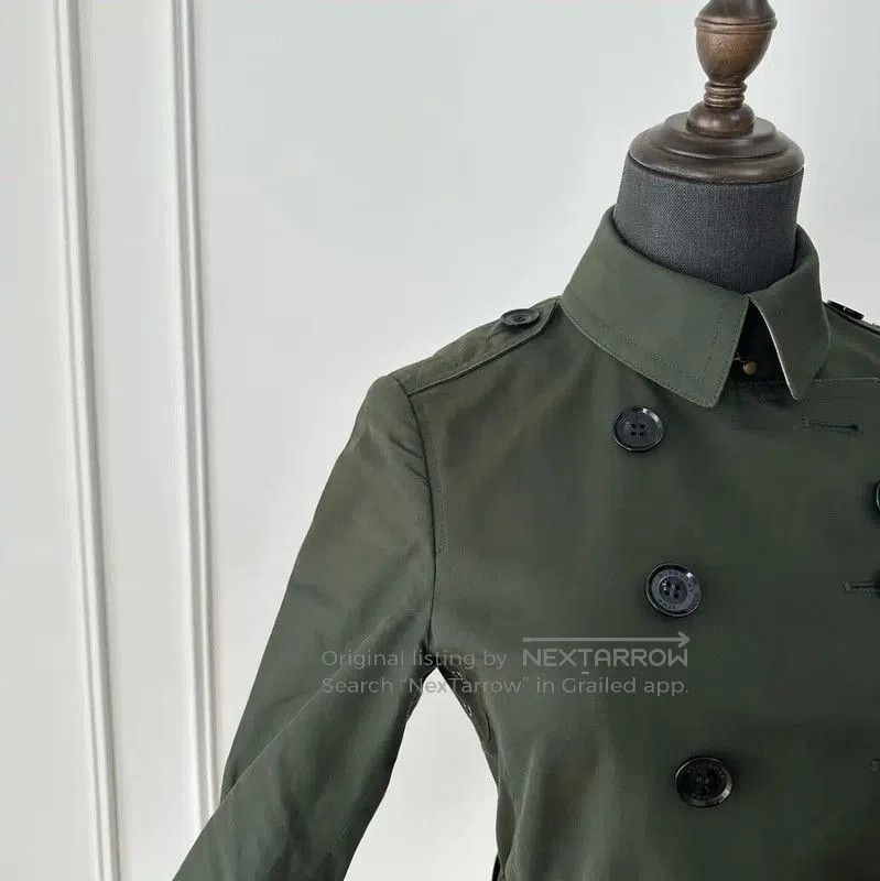 Burberry Burberry Military Green Women's Trench Coat. Size S / US 4 / IT 40 - 3 Thumbnail