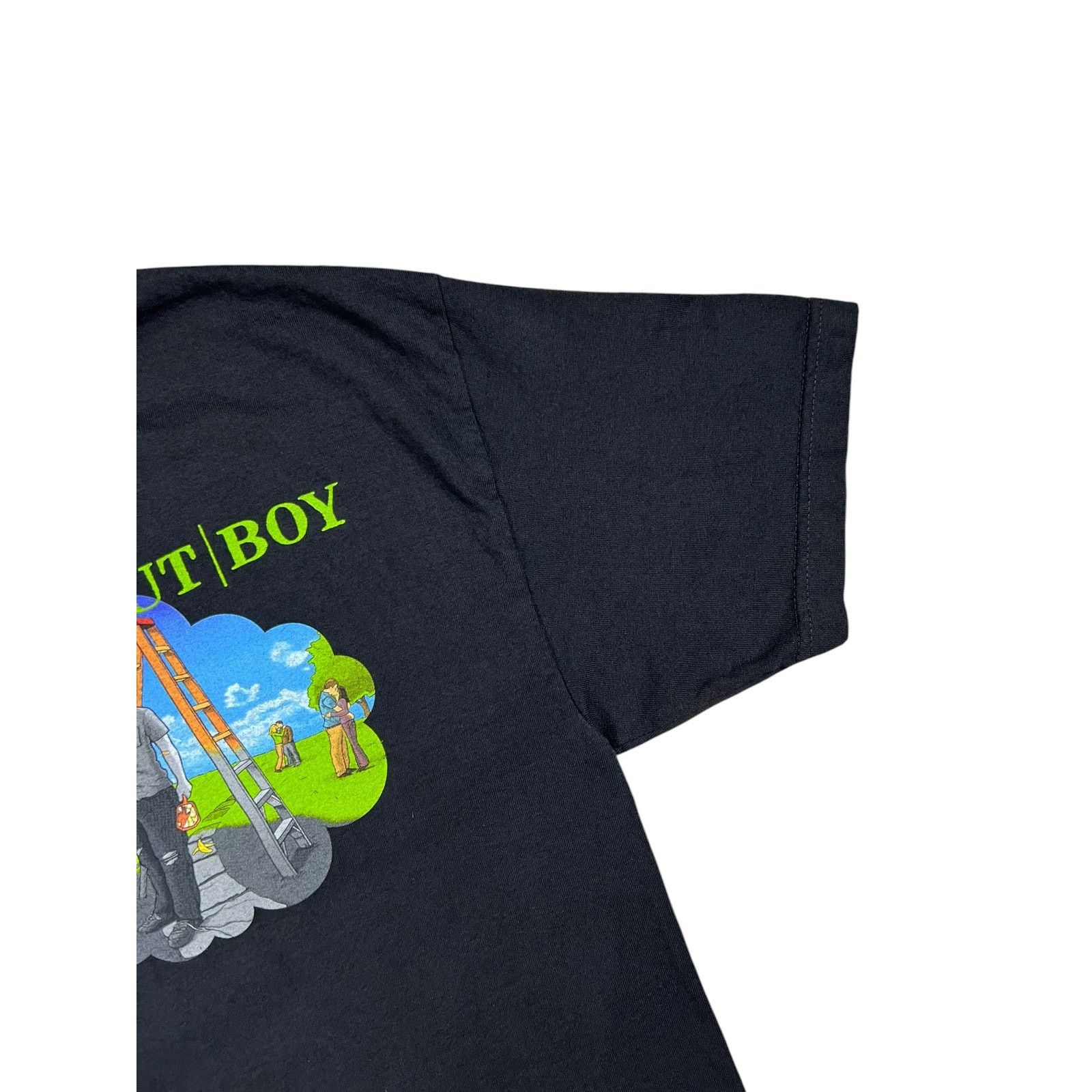 Band Tees × Vintage Y2K Fall Out Boy Black Clouds & Underage Tour band tee Size US M / EU 48-50 / 2 - 5 Thumbnail