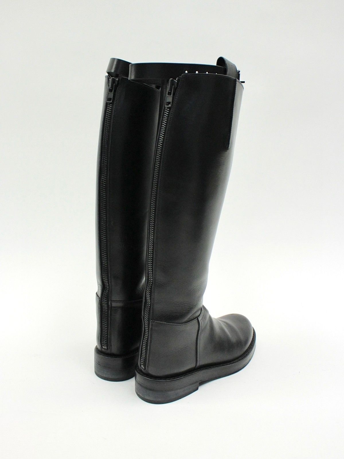 Ann Demeulemeester Ann Demeulemeester Leather Riding Boots Size US 7 / IT 37 - 2 Thumbnail