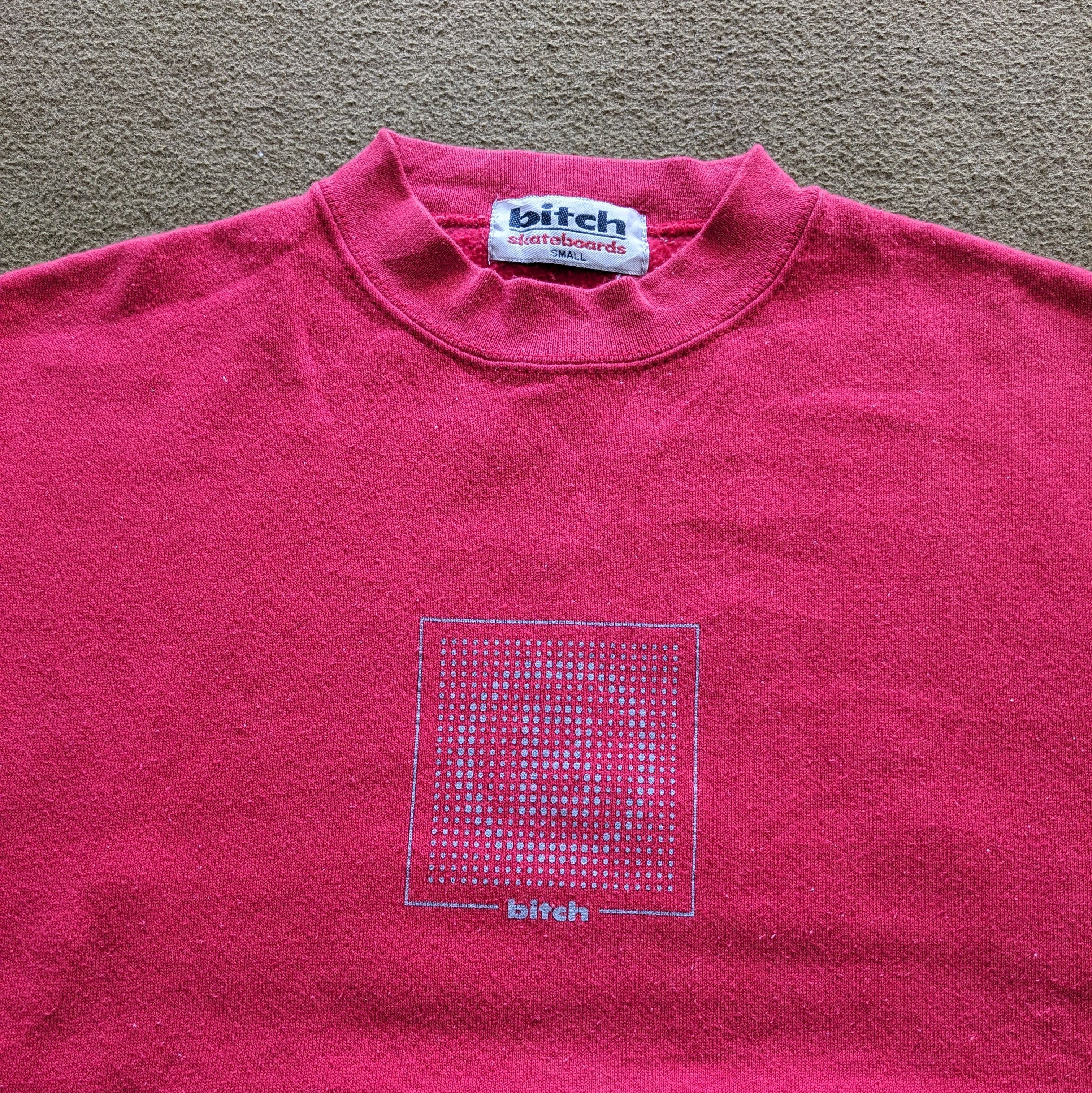 Vintage Vintage BITCH SKATEBOARD Style Sweatshirt Size US XS / EU 42 / 0 - 2 Thumbnail